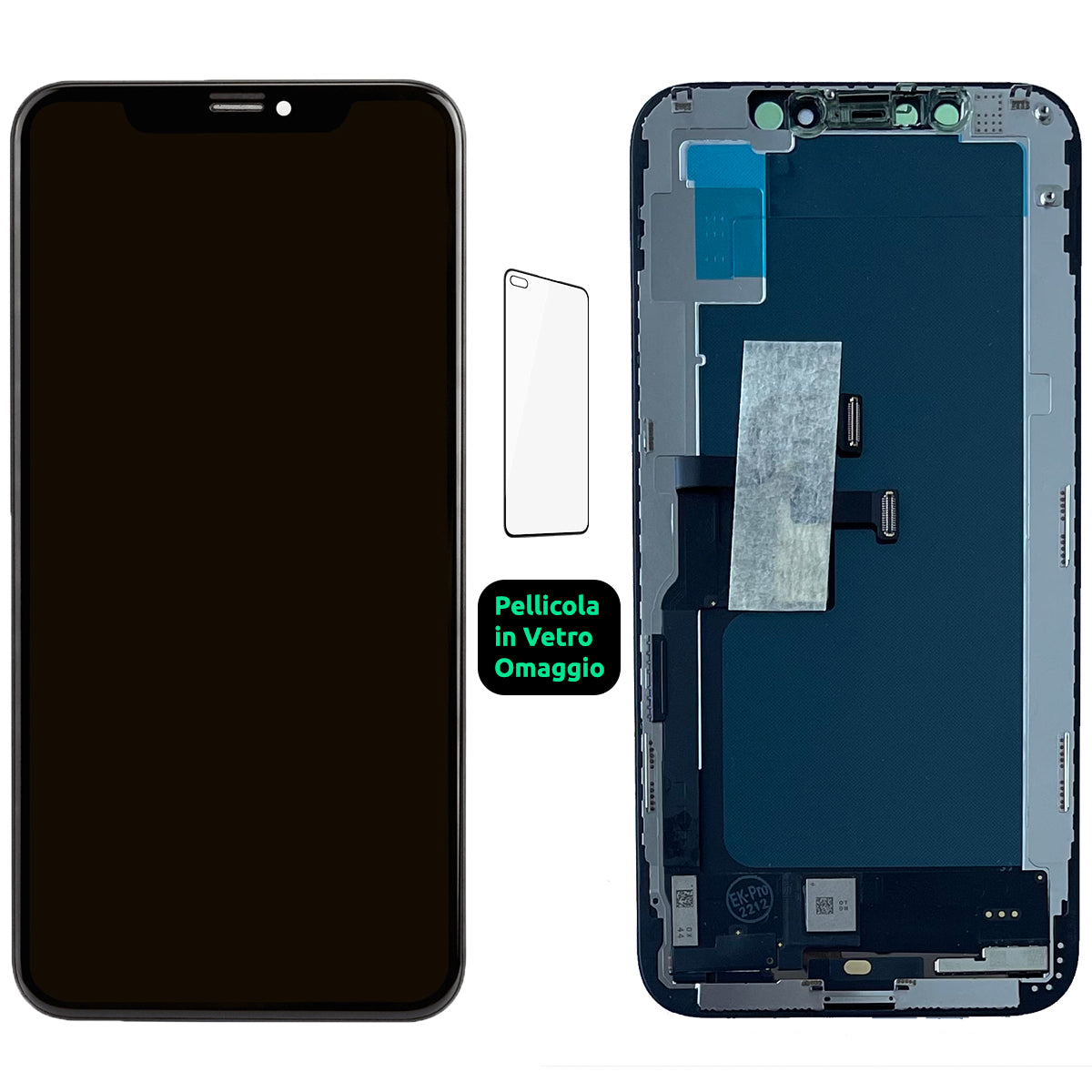 Display Schermo Lcd EK Pro Incell Apple Iphone XS Touch Screen Vetro Nero