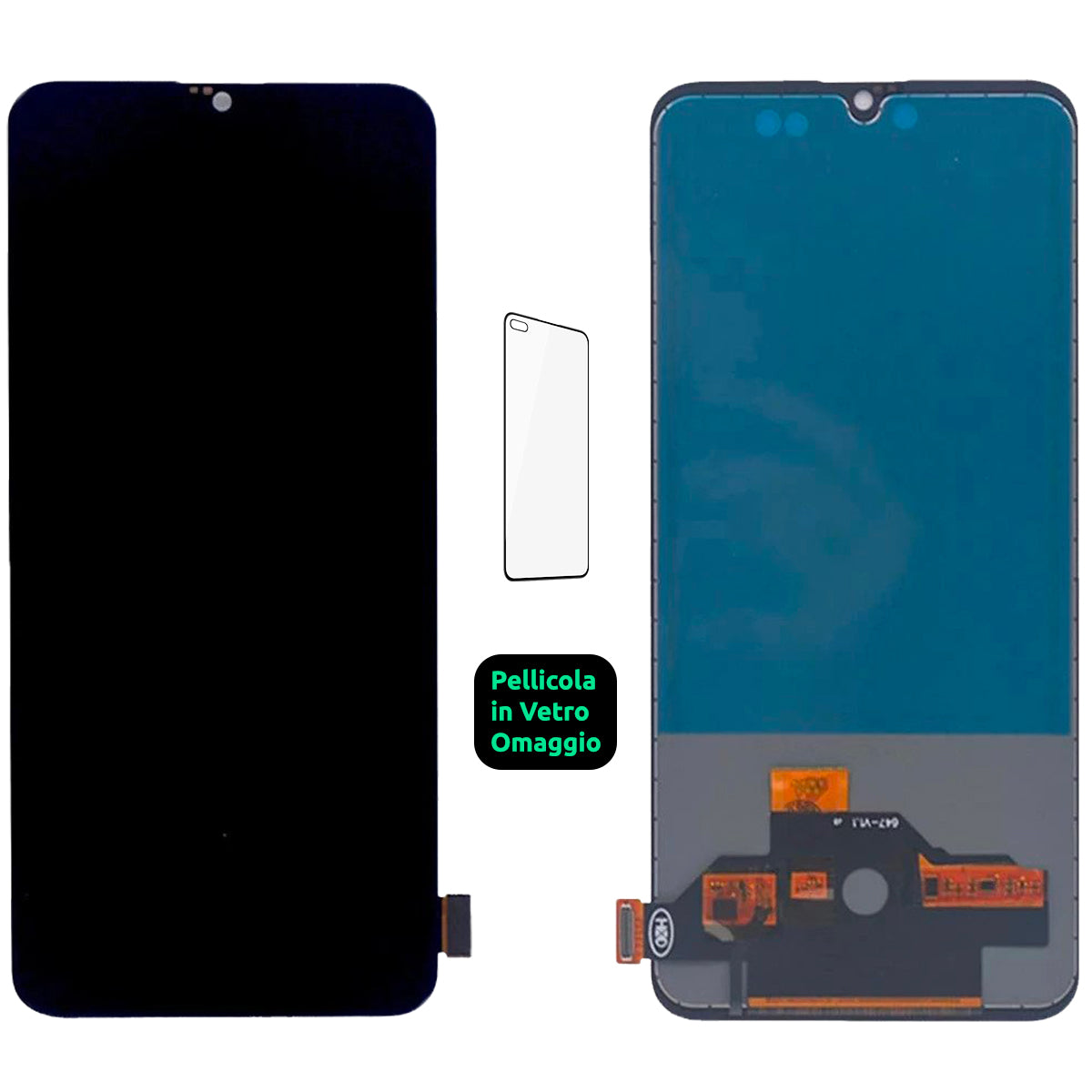 Display Schermo Lcd Oneplus 6T TFT A6010 A6013 Touch Screen Vetro Nero