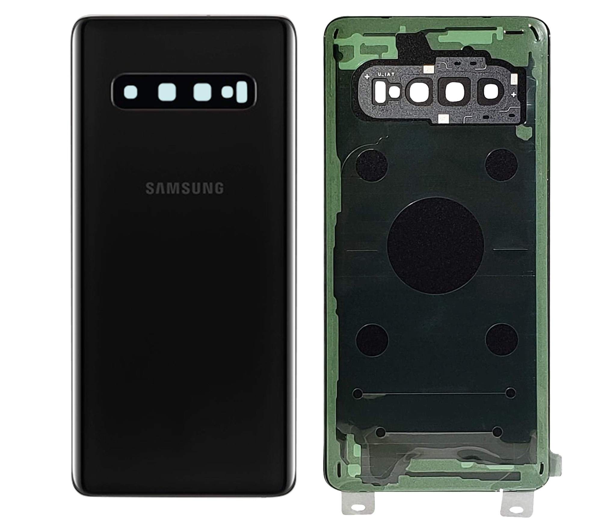 Scocca Posteriore per Samsung S10 SM-G973F Telaio Vetro Coperchio Back Cover Copri Batteria