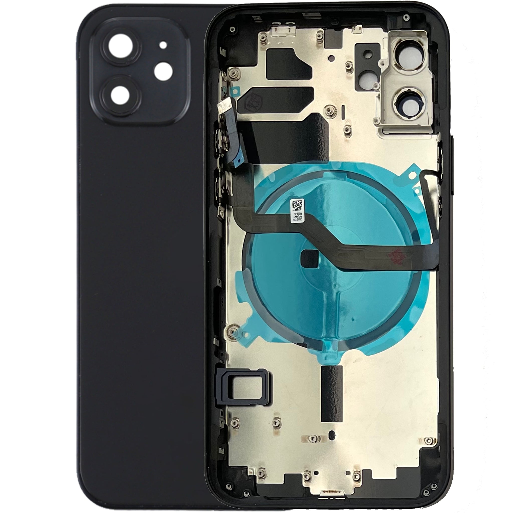 Scocca Posteriore Frame Telaio per Apple Iphone 12 Back Case Cover