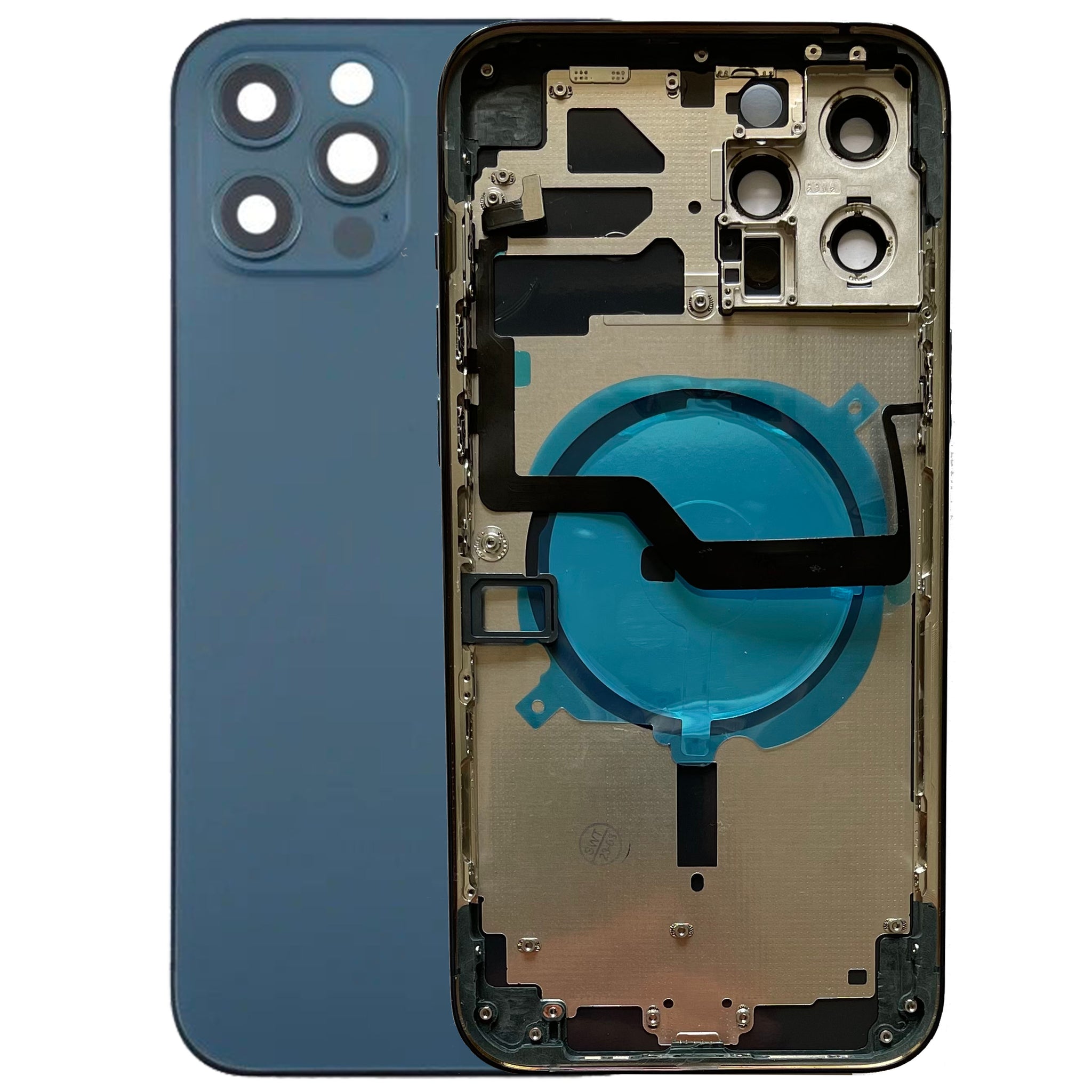 Scocca Posteriore Frame Telaio per Apple Iphone 12 Pro Max Back Case Cover