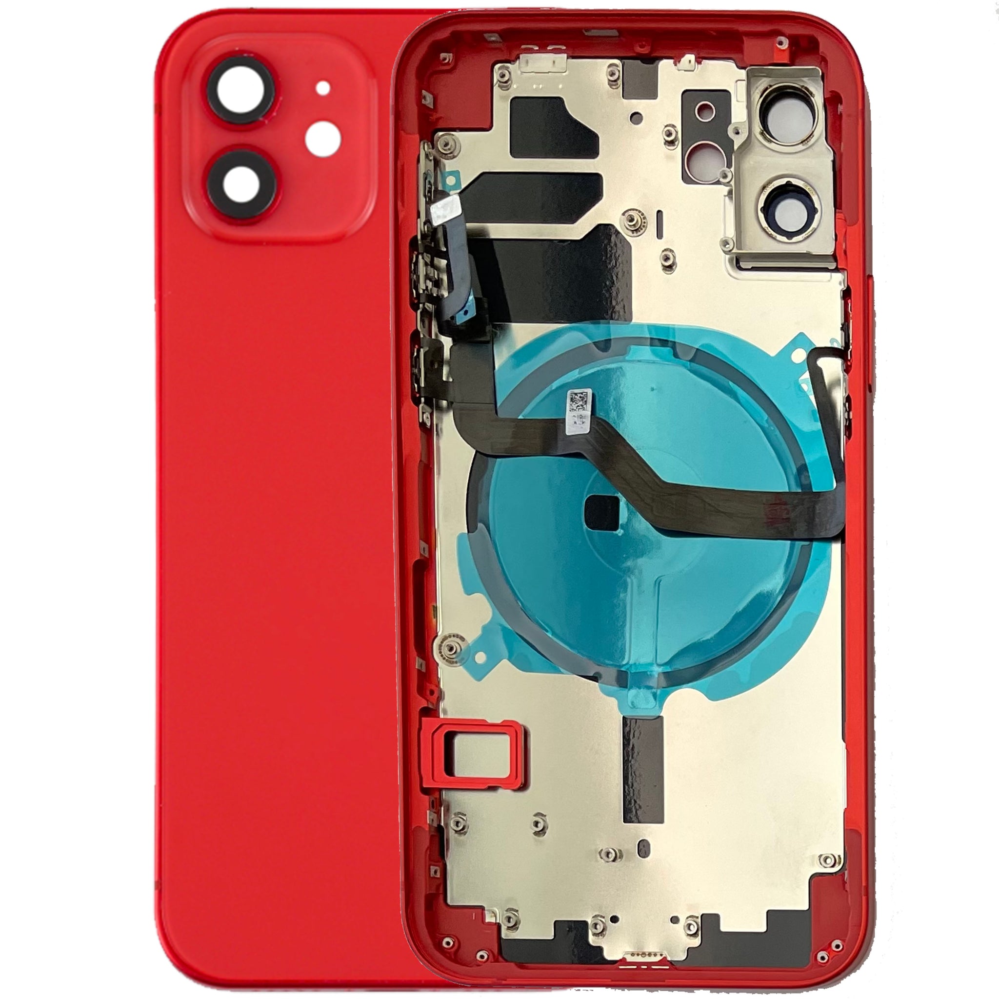 Scocca Posteriore Frame Telaio per Apple Iphone 12 Back Case Cover