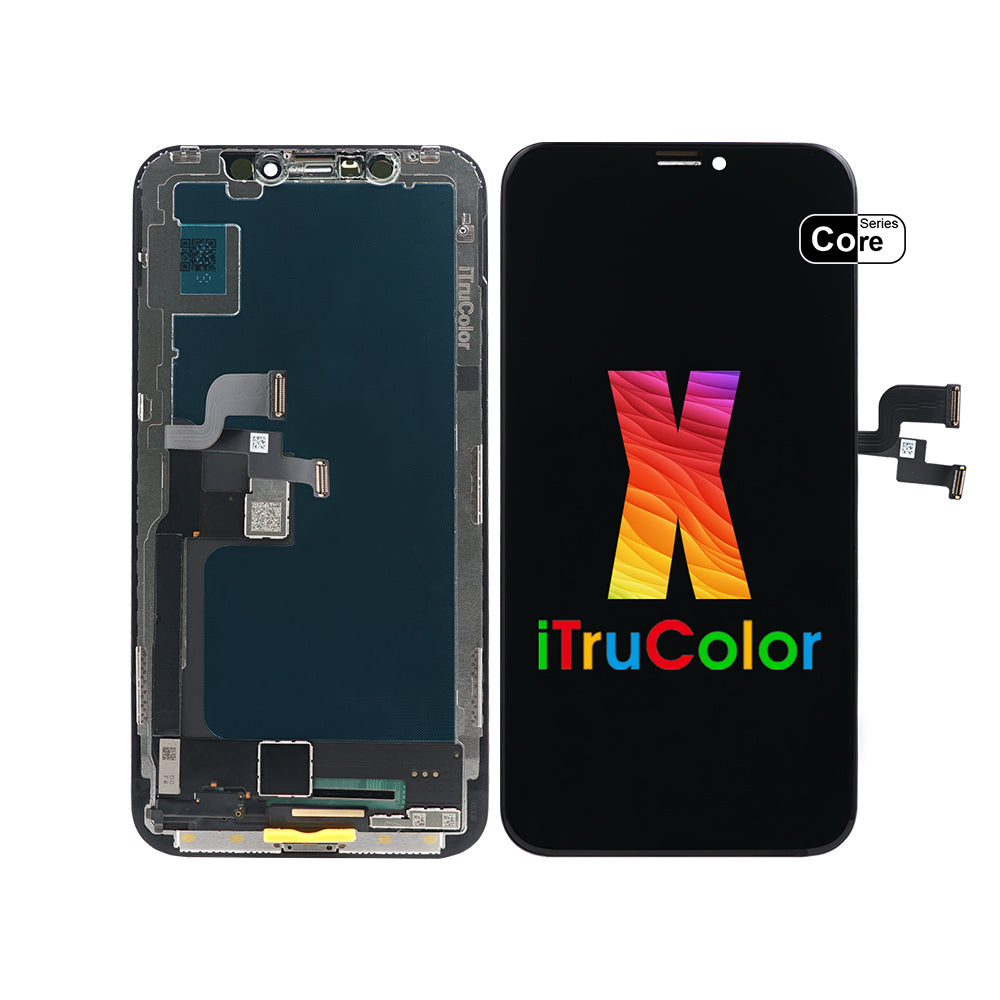 Display Schermo Lcd Incell iTruColor Apple Iphone X Touch Screen Vetro Nero
