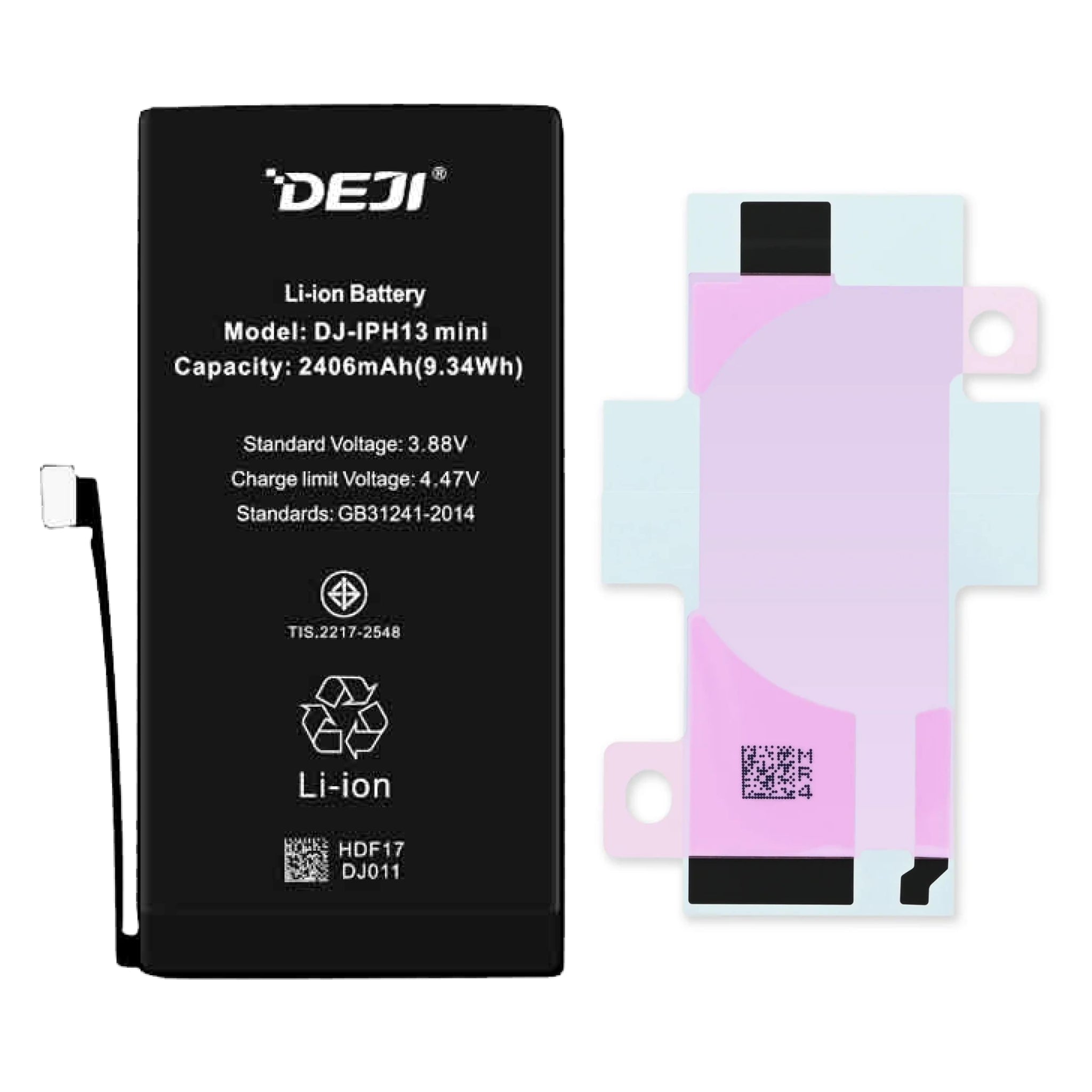 Batteria di Ricambio Pila Deji per Apple Iphone 13 Mini 2406mAh