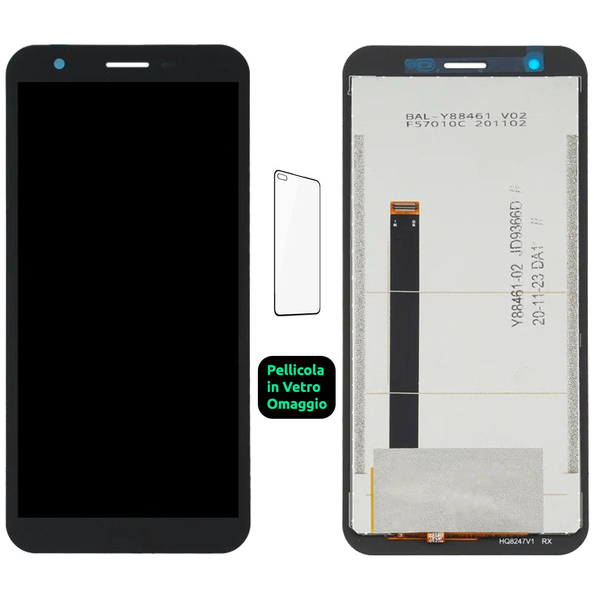 Display Schermo Lcd Blackview BV4900 / BV4900 PRO / BV4900S Touch Screen Vetro Nero