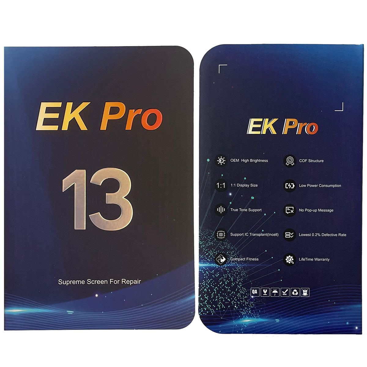 Display Lcd Schermo Touch Screen Apple Iphone 13 EK Pro Incell Originale A2482 A2631 A2633 A2634 A2635 Box