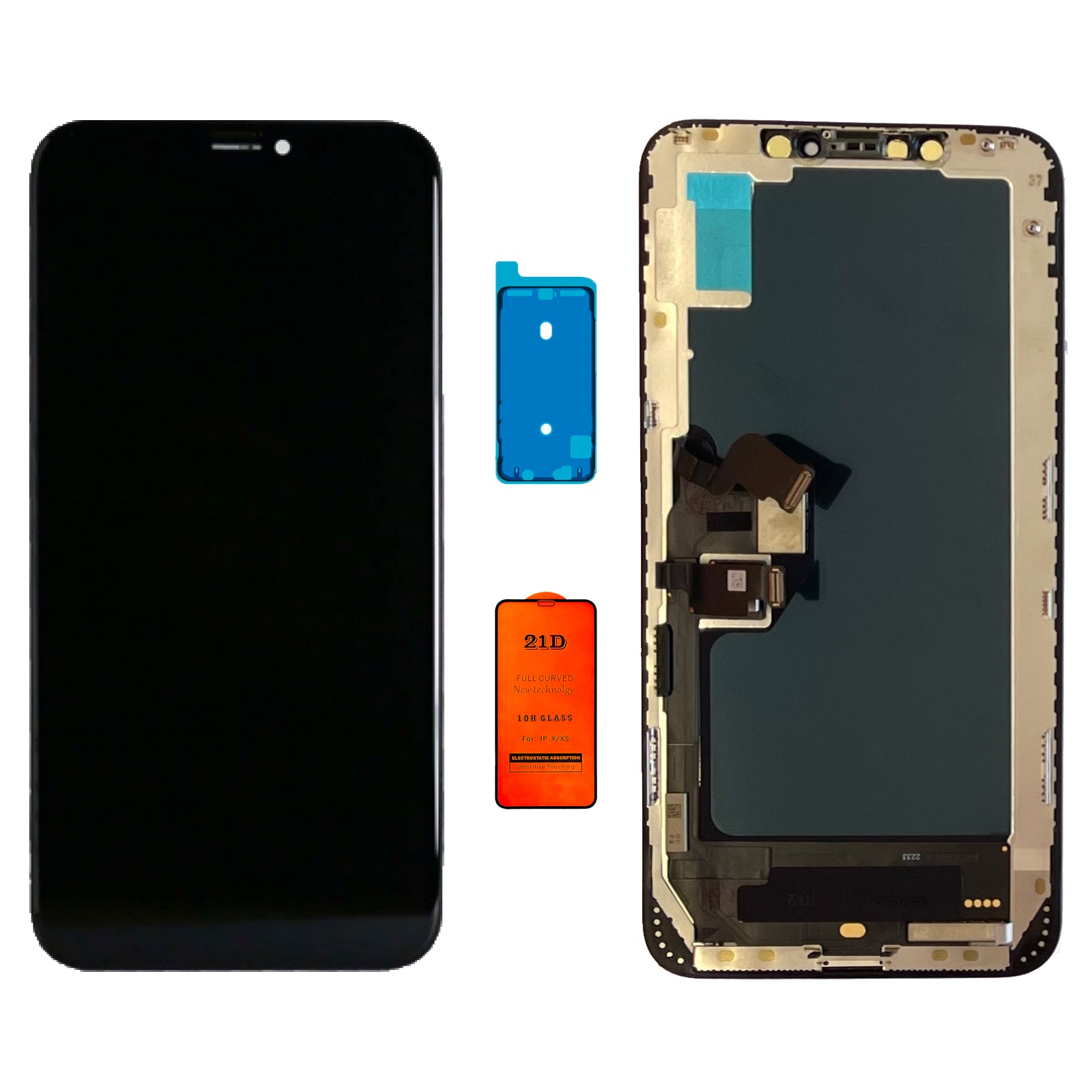 Display Lcd Schermo Touch Screen Apple Iphone XS Max ZY Incell Originale A1921 A2101 A2102 A2104 Adesivo Vetro Temperato
