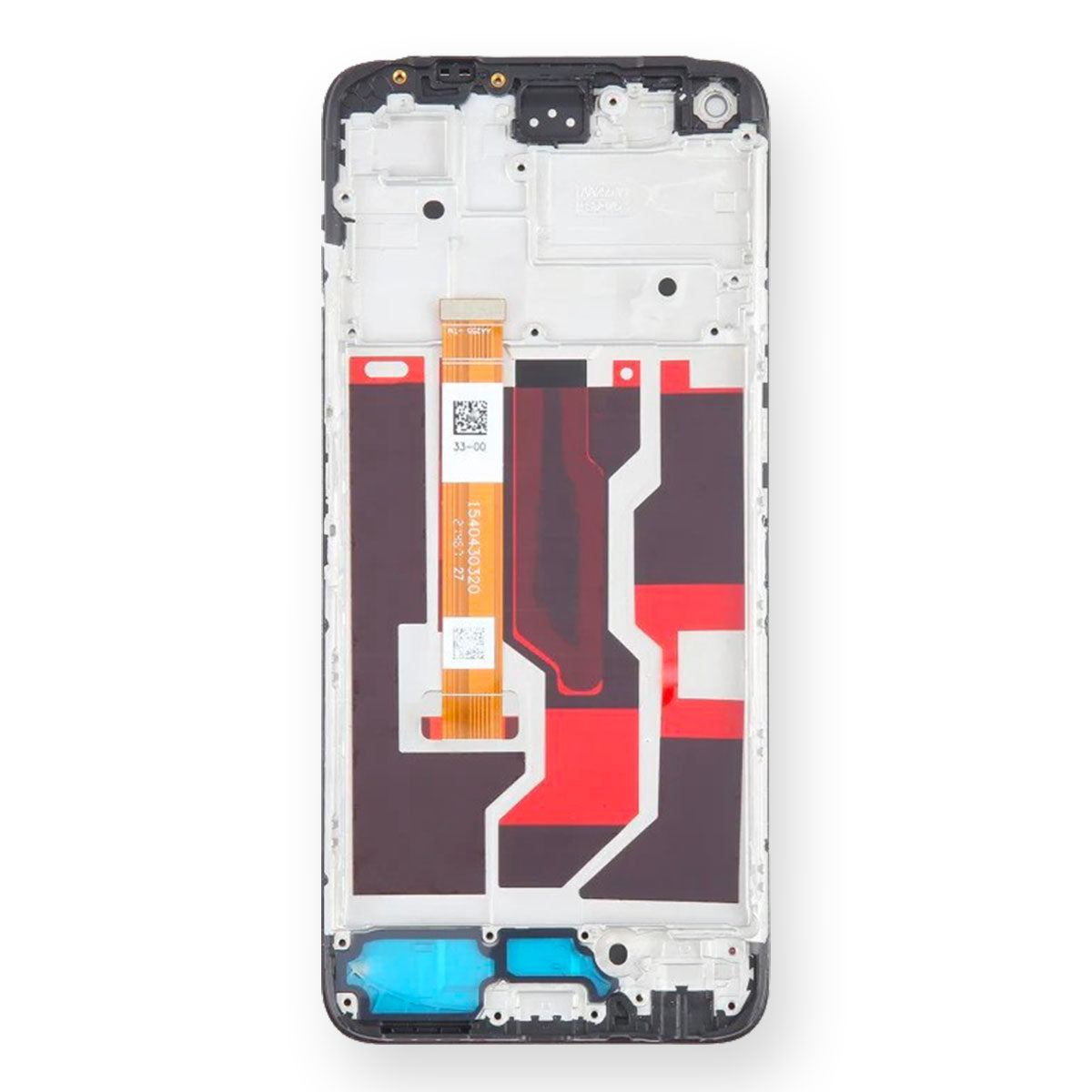 Display Schermo Lcd + Frame Oppo A96 4g 2022 CPH2333 Touch Screen Vetro Nero