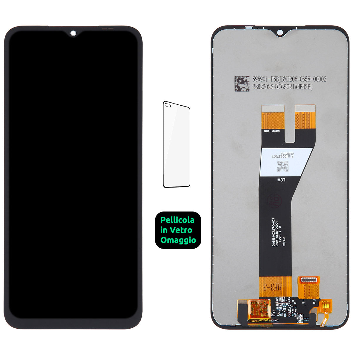 Display Schermo Lcd Samsung Galaxy A14 5G SM-A146P A146U Touch Screen Vetro Nero