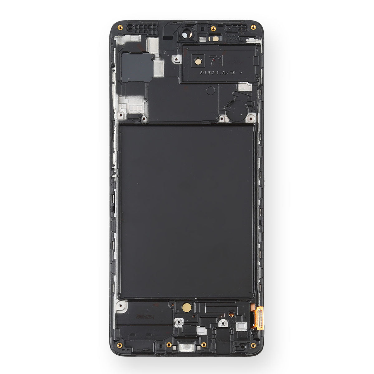 Display Schermo Lcd + Frame OLED Samsung Galaxy A71 SM-A715F Touch Screen Vetro Nero