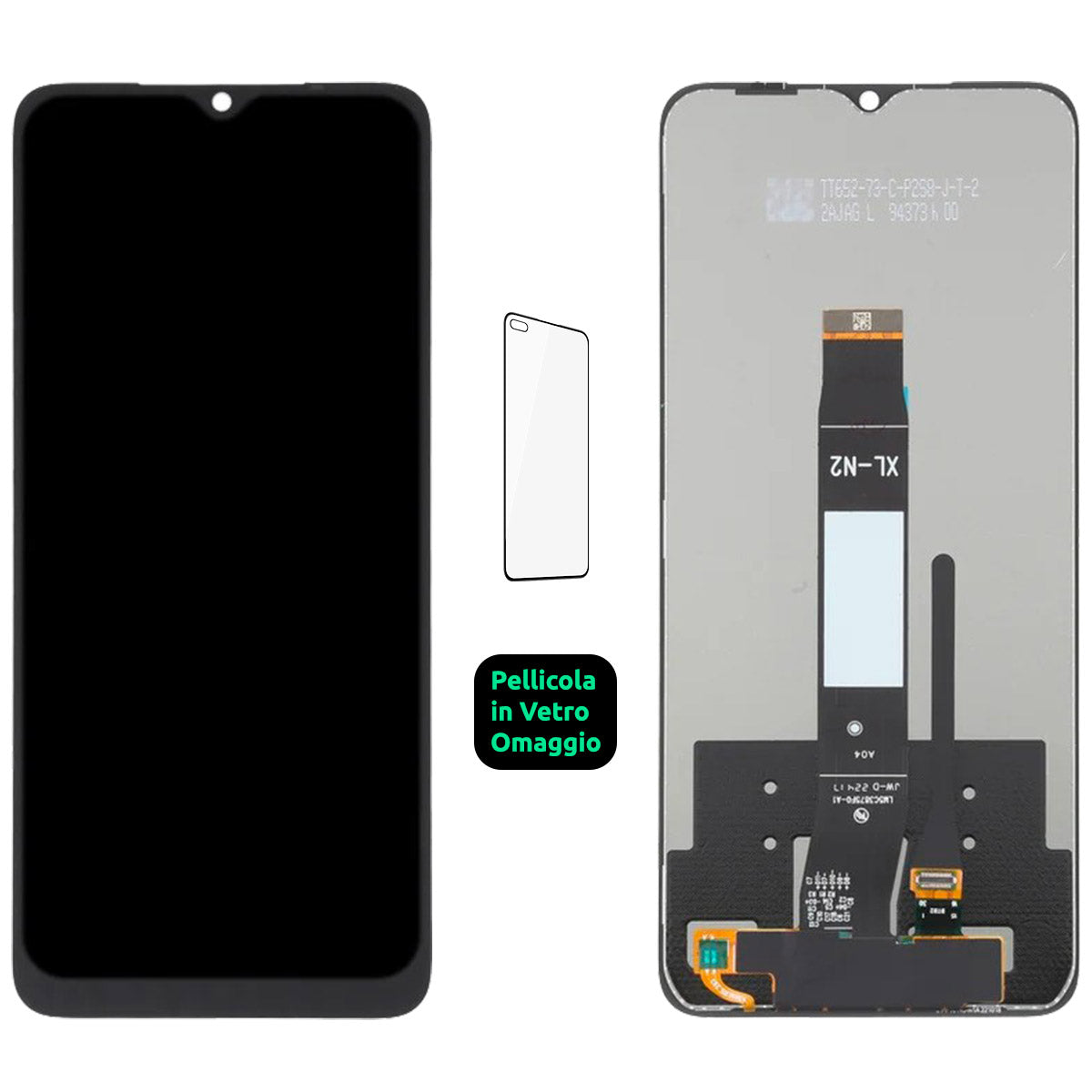 Display Schermo Lcd Xiaomi Redmi A1 / A1+ 4G 2022 220733SFG Touch Screen Vetro Nero