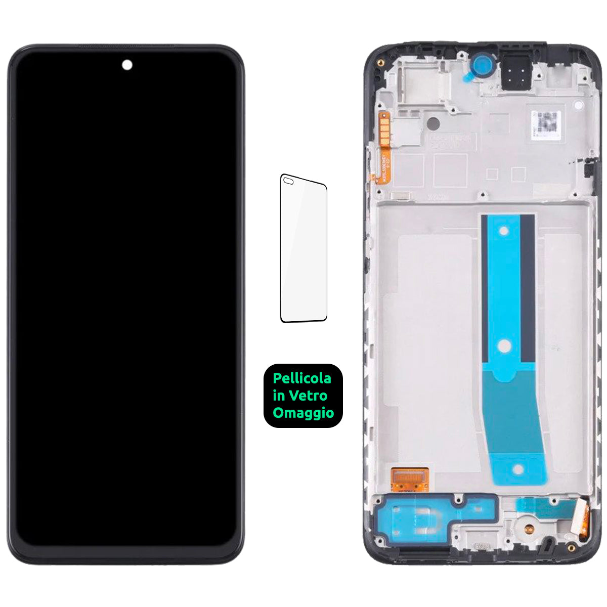Display Schermo Lcd + Frame TFT Xiaomi Redmi Note 11 4g 2201117TY Touch Screen Vetro Nero