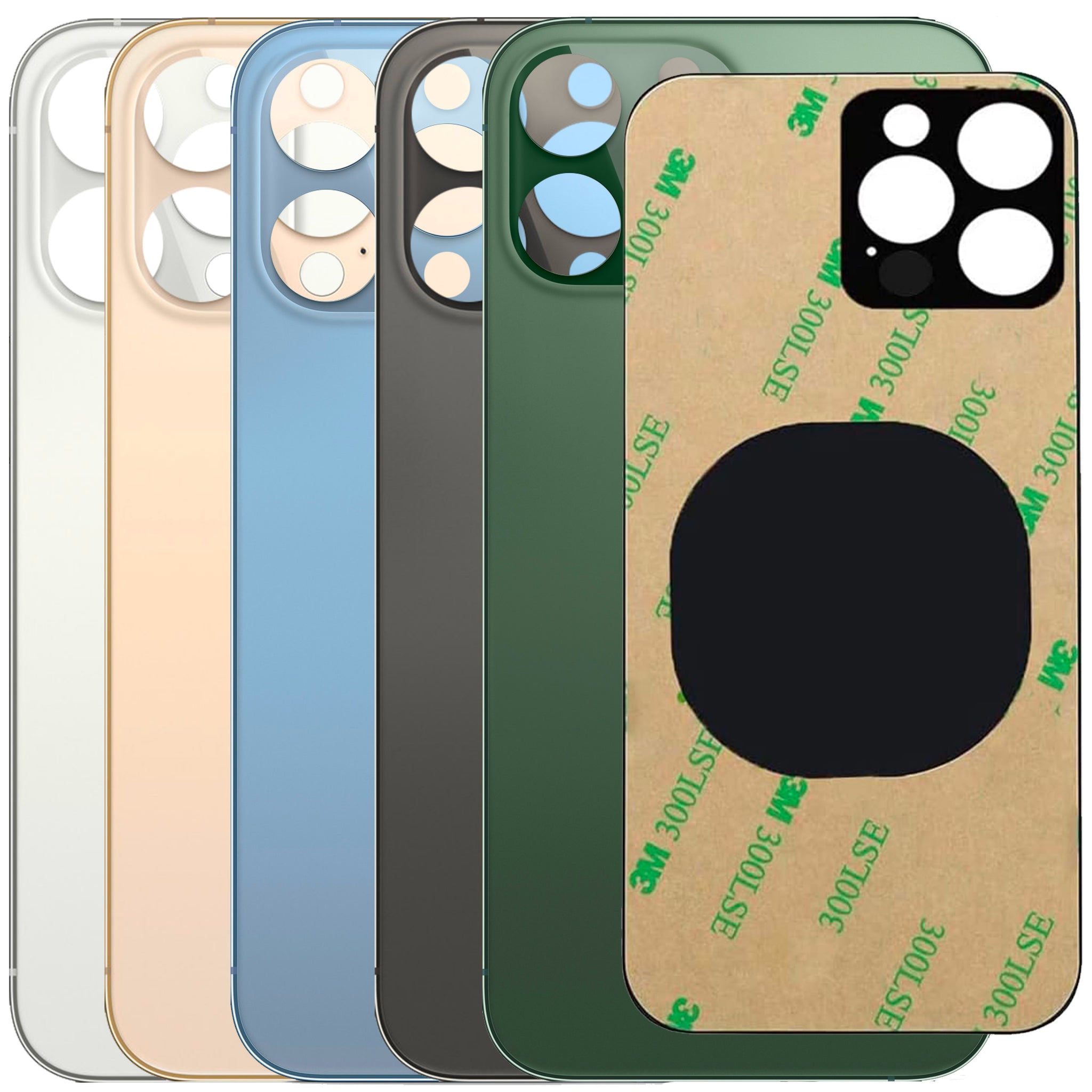 Vetro Scocca Posteriore Big Hole per Apple Iphone 13 Pro Max Back Case Cover