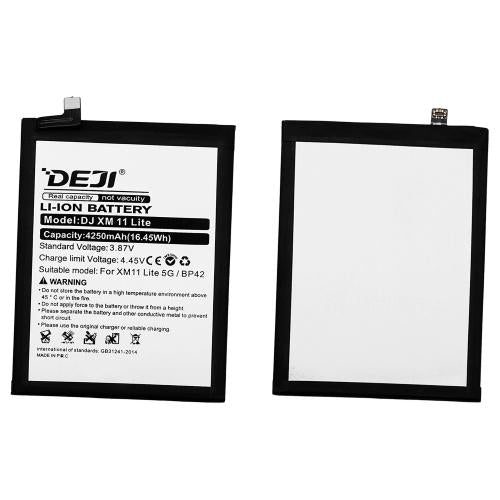 Batteria di Ricambio Pila Deji per Xiaomi Mi 11 Lite 4g / 5g 4250mAh BP42