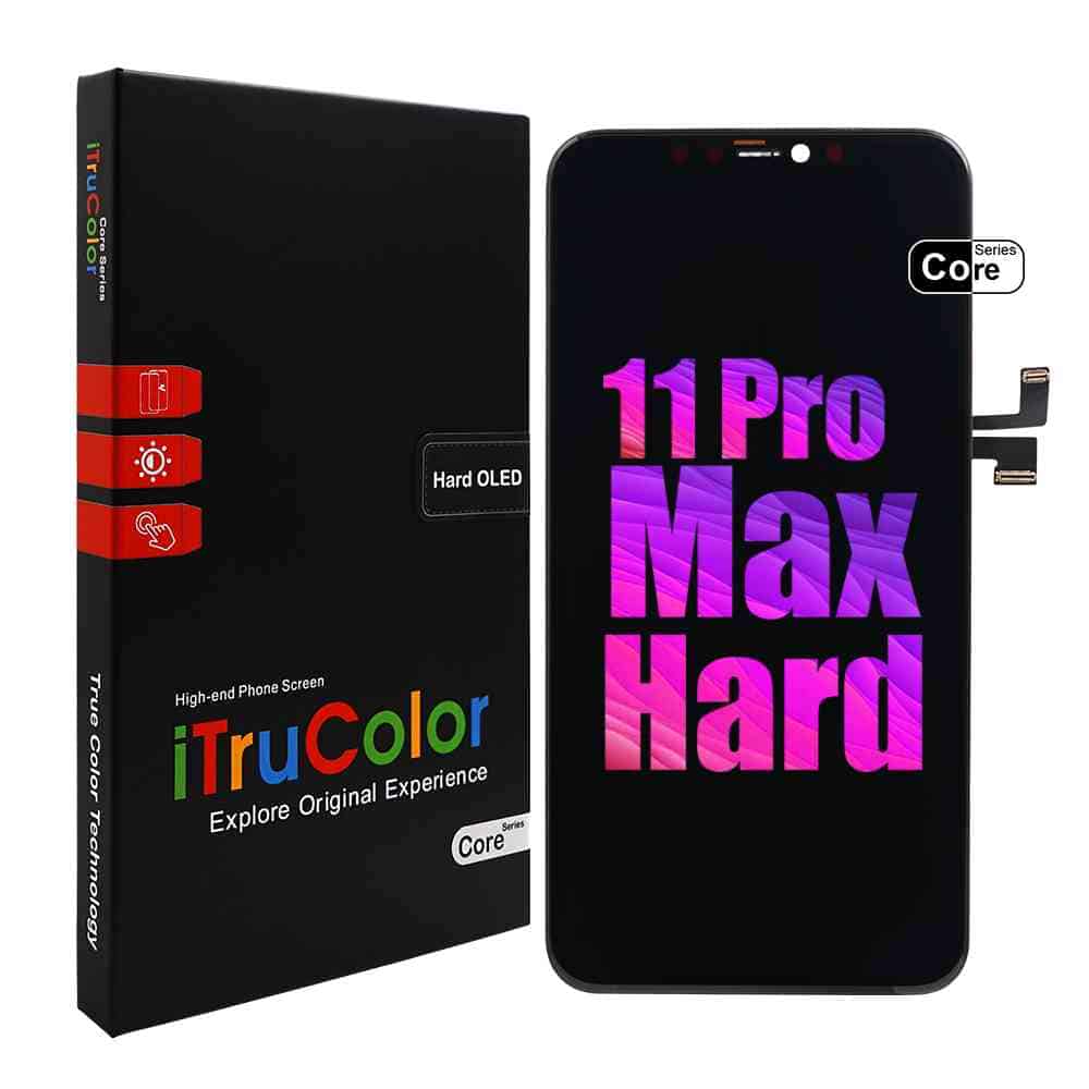 Display Schermo Lcd Hard Oled iTruColor Apple Iphone 11 Pro Max Touch Screen Vetro Nero