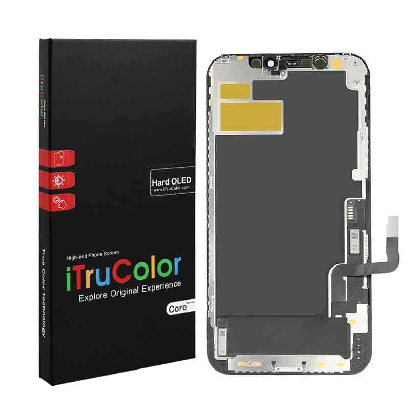 Display Schermo Lcd Hard Oled iTruColor Apple Iphone 12 / 12 Pro Touch Screen Vetro Nero