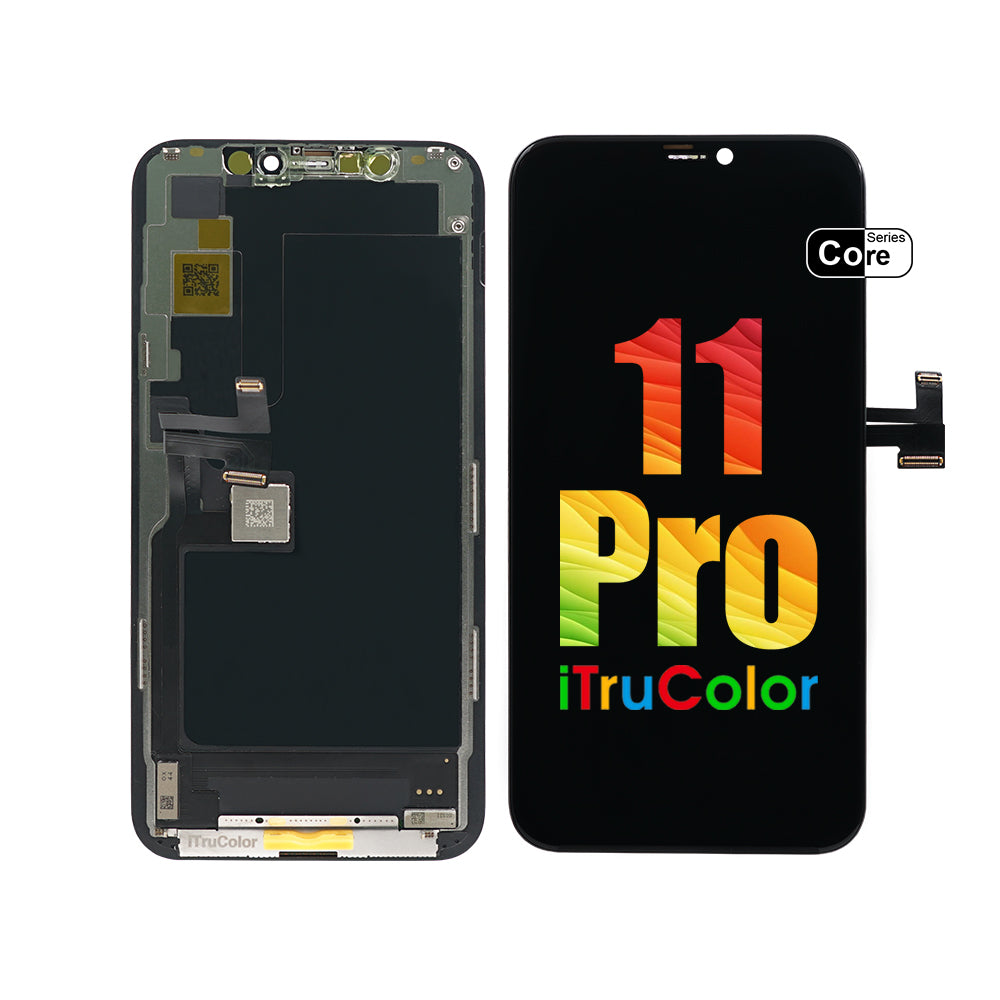 Display Schermo Lcd Incell iTruColor Apple Iphone 11 Pro Touch Screen Vetro Nero