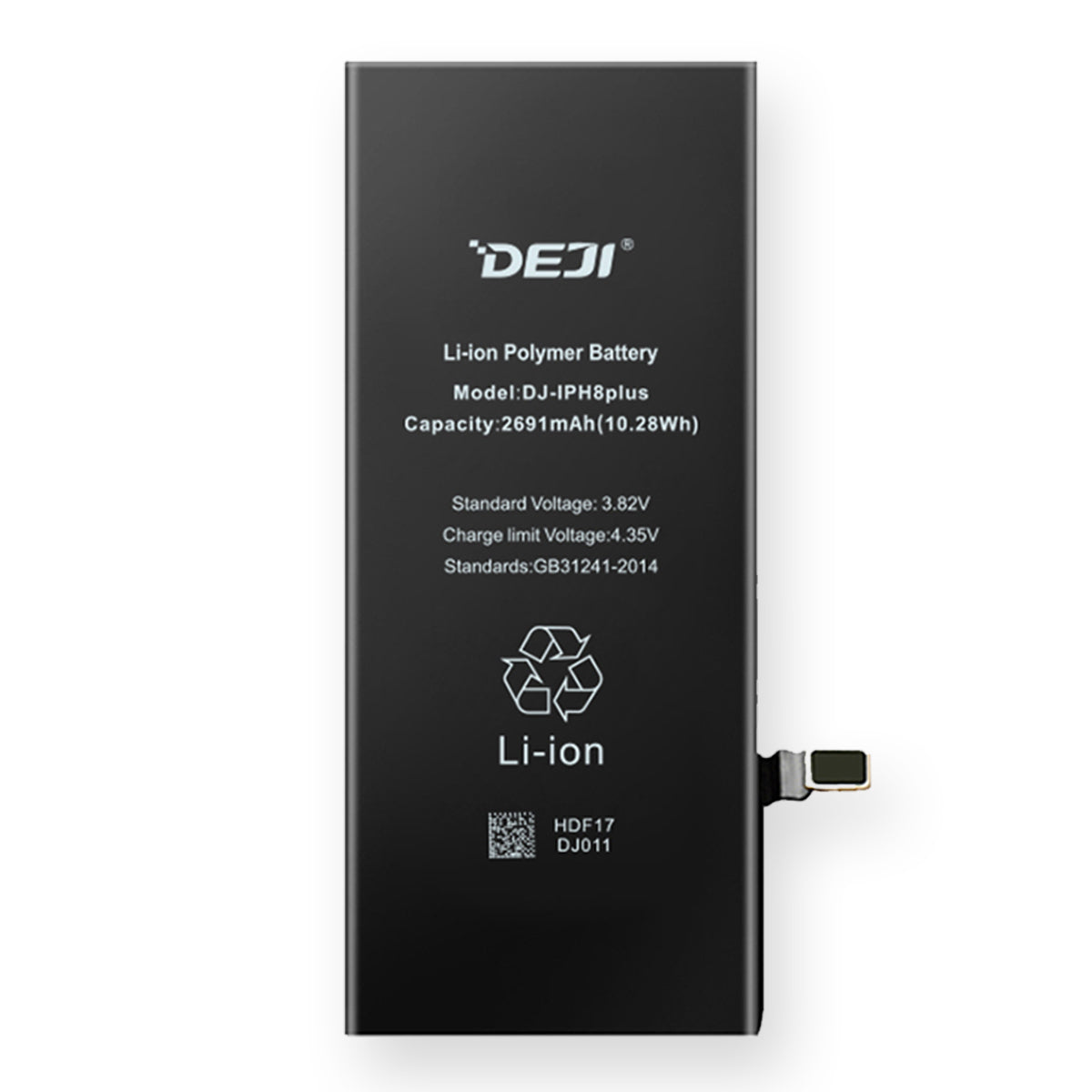 Batteria di Ricambio Pila Deji per Apple Iphone 8+ Plus 2691mAh Fronte