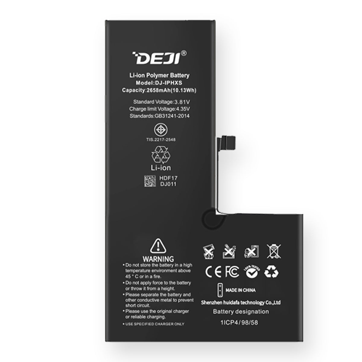 Batteria di Ricambio Pila Deji per Apple Iphone XS 2658mAh