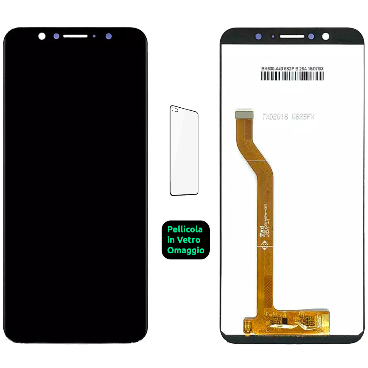 Display Schermo Lcd Asus Zenfone Max Pro M1 ZB601KL ZB602KL X00TD Touch Screen Vetro Nero