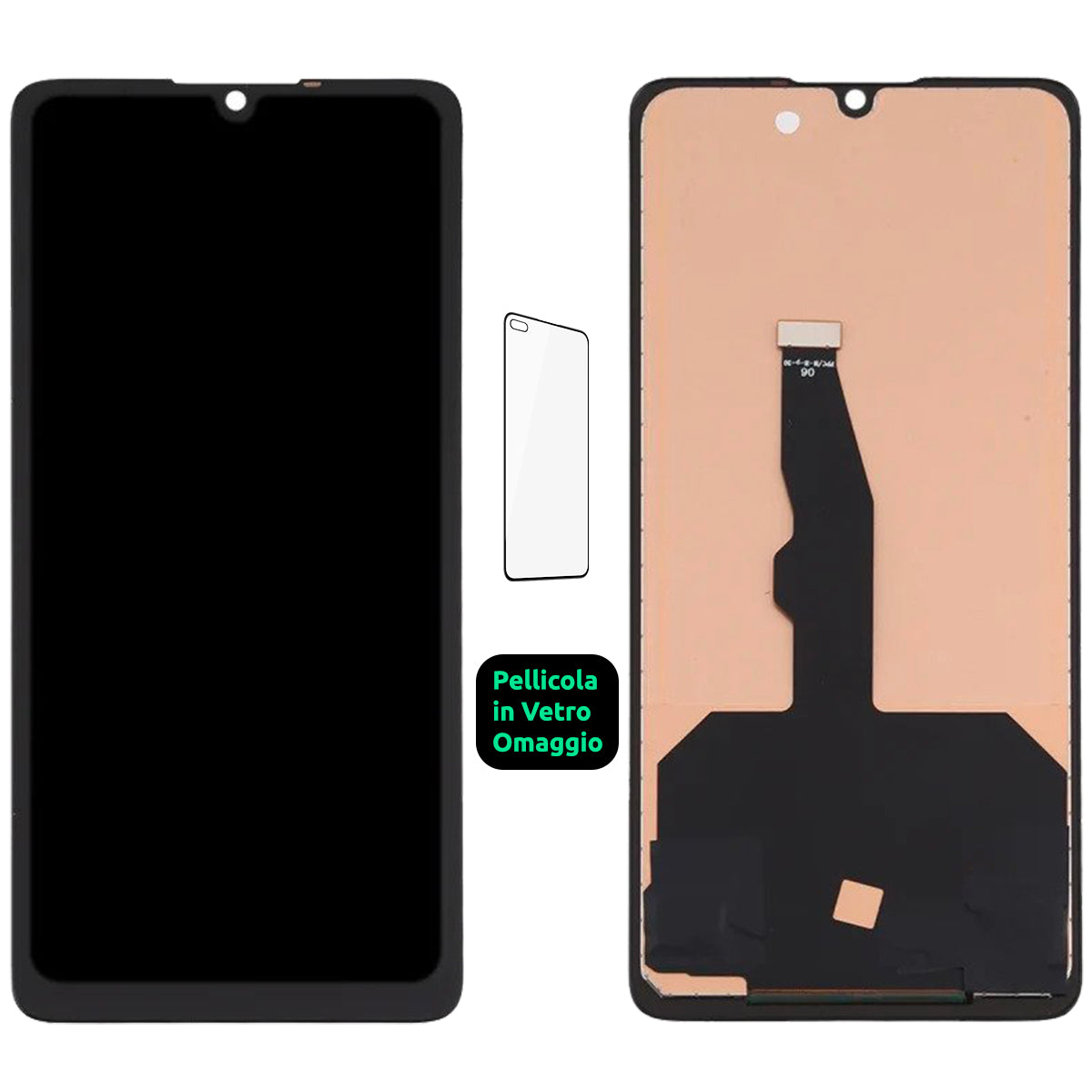 Display Schermo Lcd Tft Huawei P30 ELE-L09 ELE-L29 Touch Screen Vetro Nero