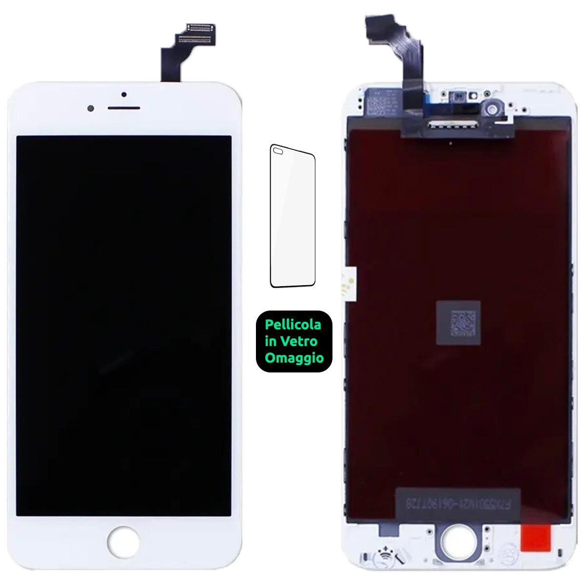 Display Schermo Lcd Apple Iphone 6 6G Touch Screen Vetro Bianco