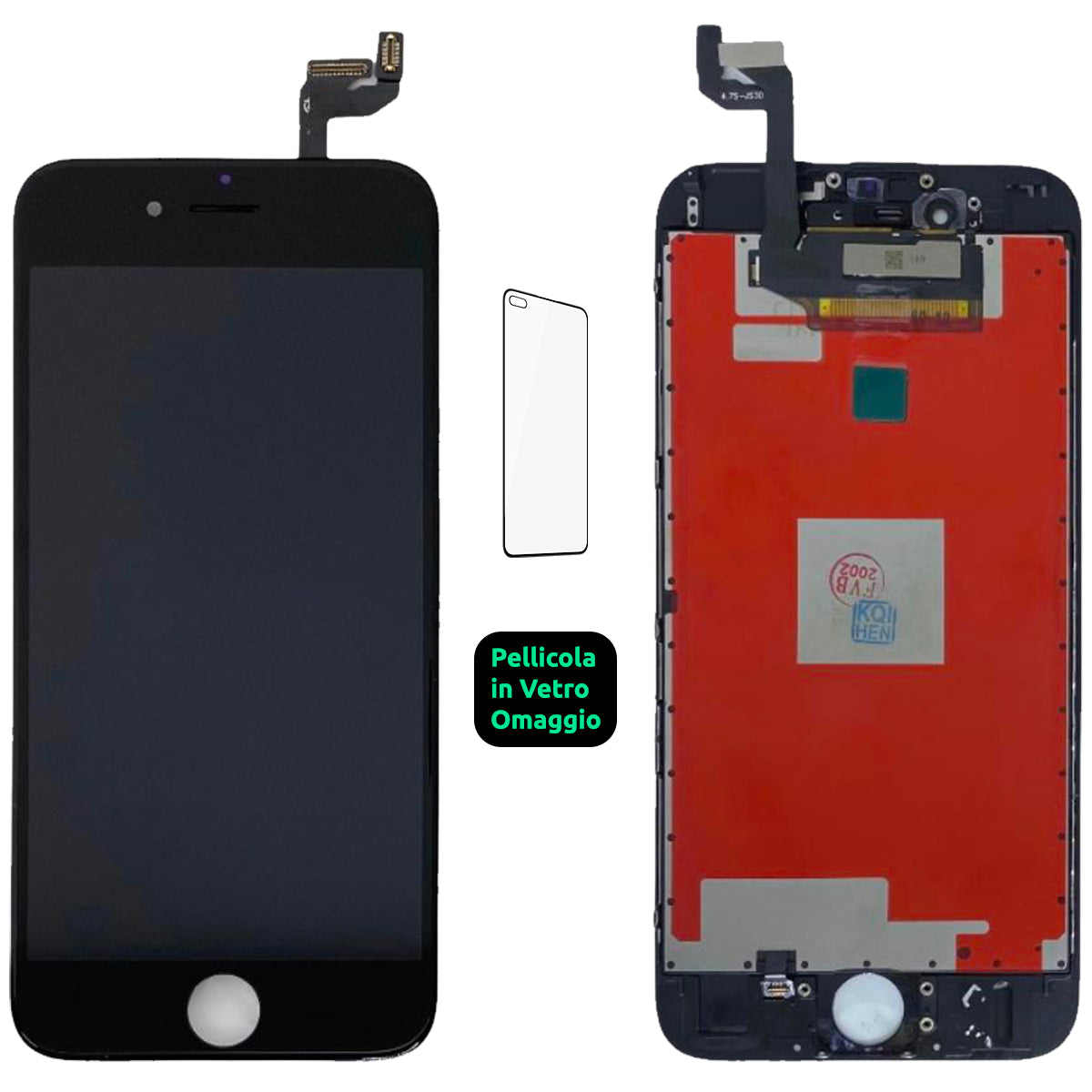 Display Schermo Lcd Apple Iphone 6S Touch Screen Vetro Nero