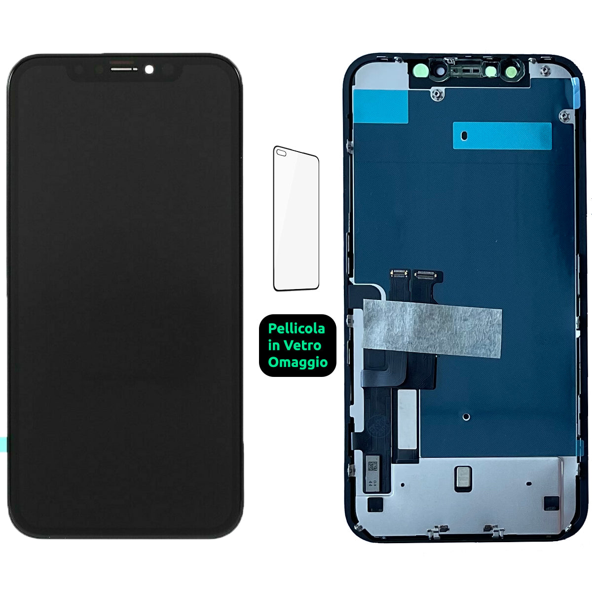 Display Schermo Lcd EK Pro Incell Apple Iphone XR Touch Screen Vetro Nero