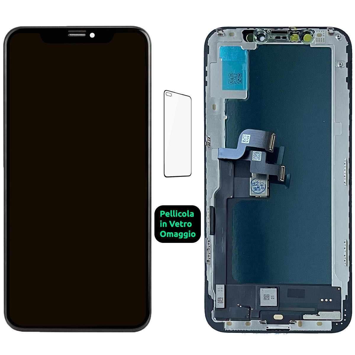 Display Schermo Lcd Incell Apple Iphone XS Touch Screen Vetro Nero