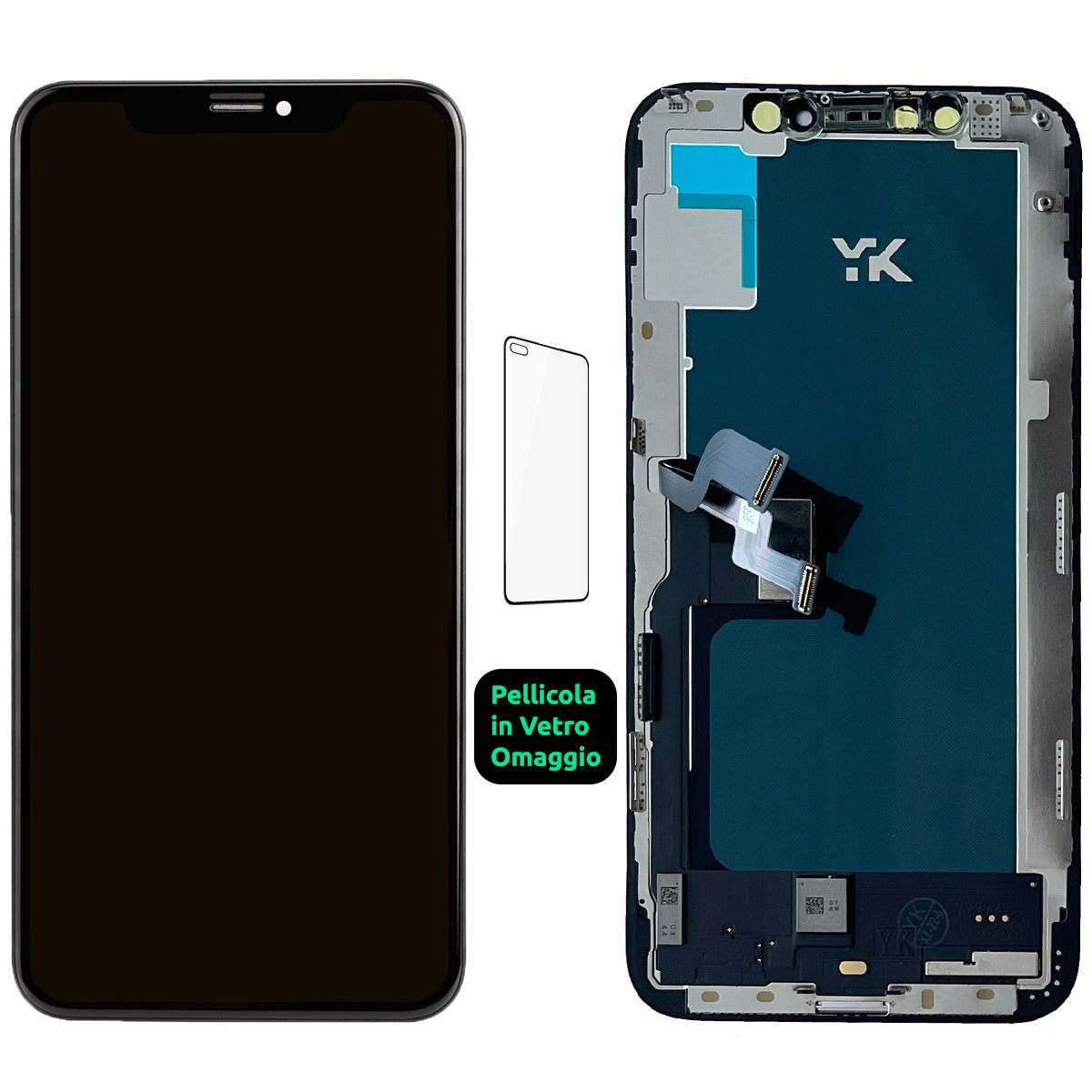 Display Schermo Lcd Hard Oled Apple Iphone XS Touch Screen Vetro Nero