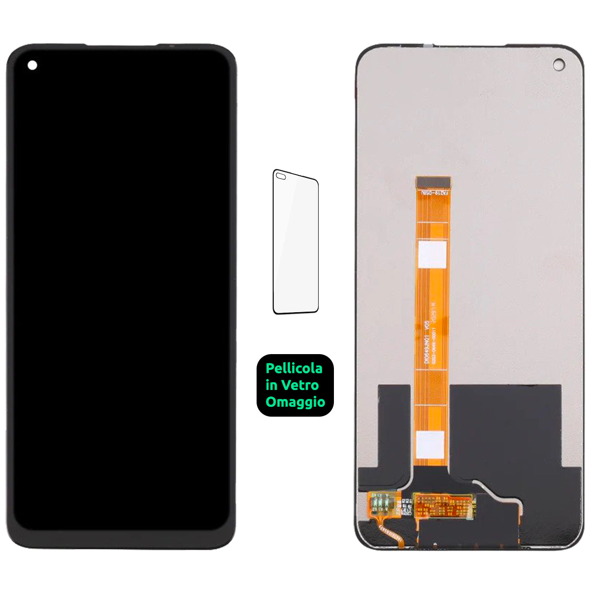 Display Schermo Lcd Oppo A73 5G CPH2161 / A72 5G Touch Screen Vetro Nero