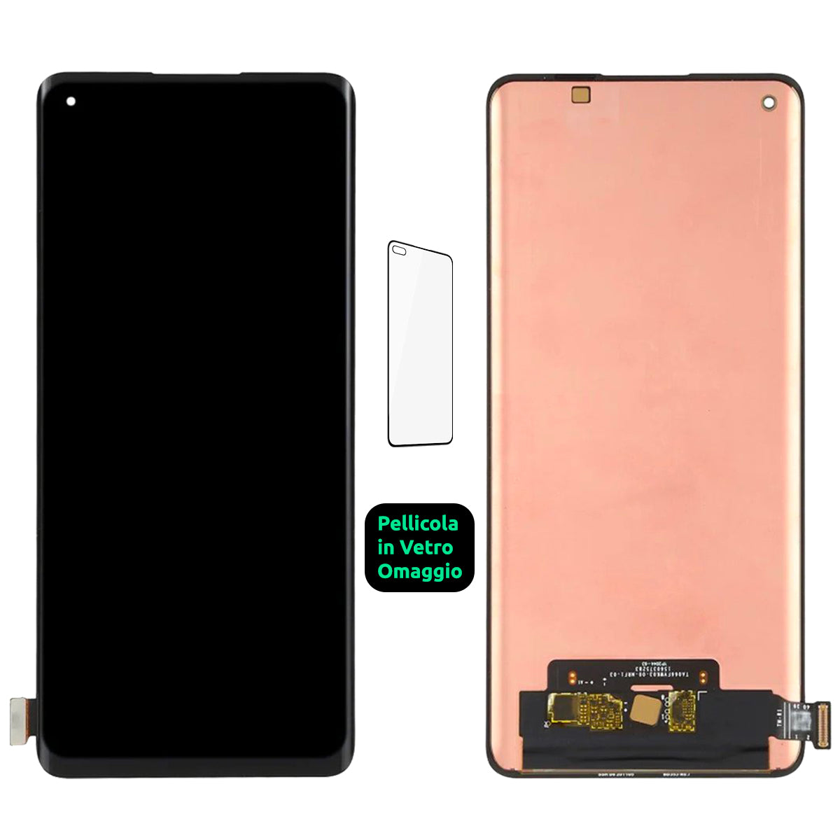 Display Schermo Lcd TFT Oppo Find X3 Lite CPH2145 / Reno 5 5G Touch Screen Vetro Nero