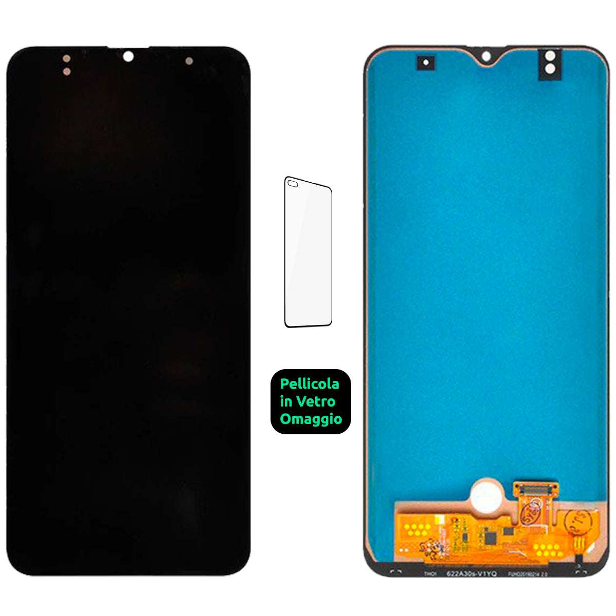 Display Schermo Lcd Samsung Galaxy A30S SM-A307F Touch Screen Vetro Nero