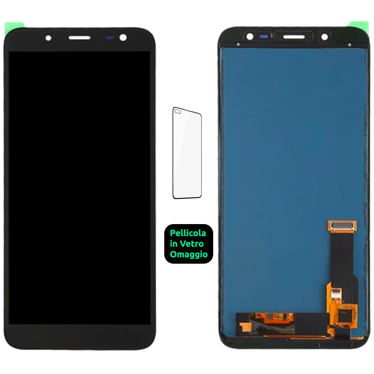 Display Schermo Lcd Samsung Galaxy J6 2018 SM-J610FN Touch Screen Vetro Nero