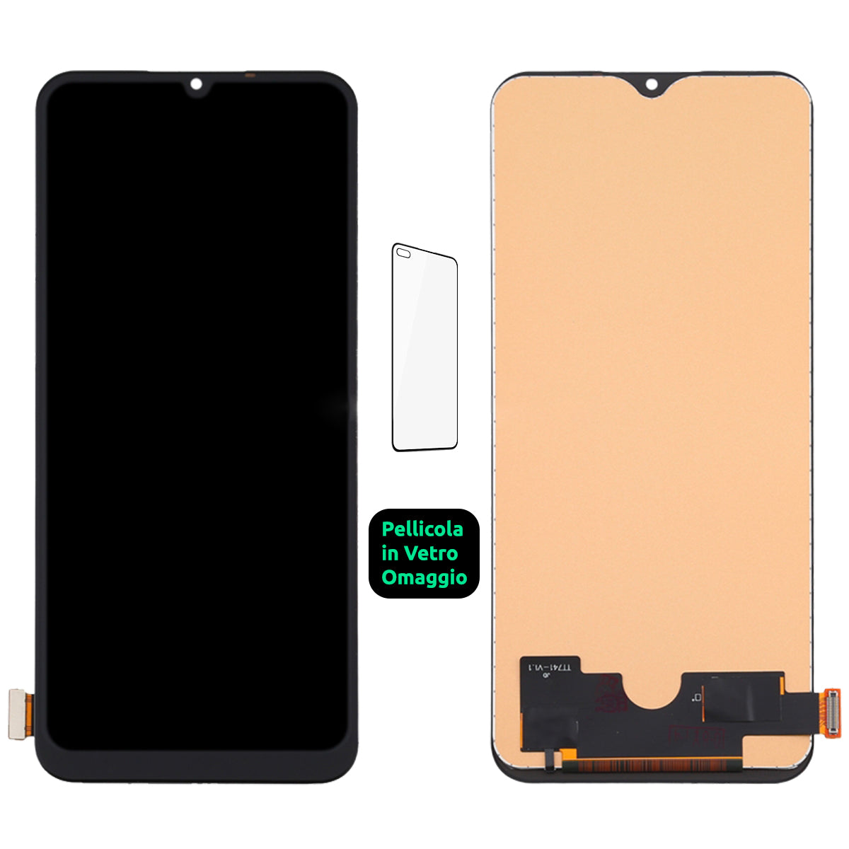 Display Schermo Lcd Xiaomi Mi 10 Lite 5g M2002J9G M2002J9E Touch Screen Vetro Nero