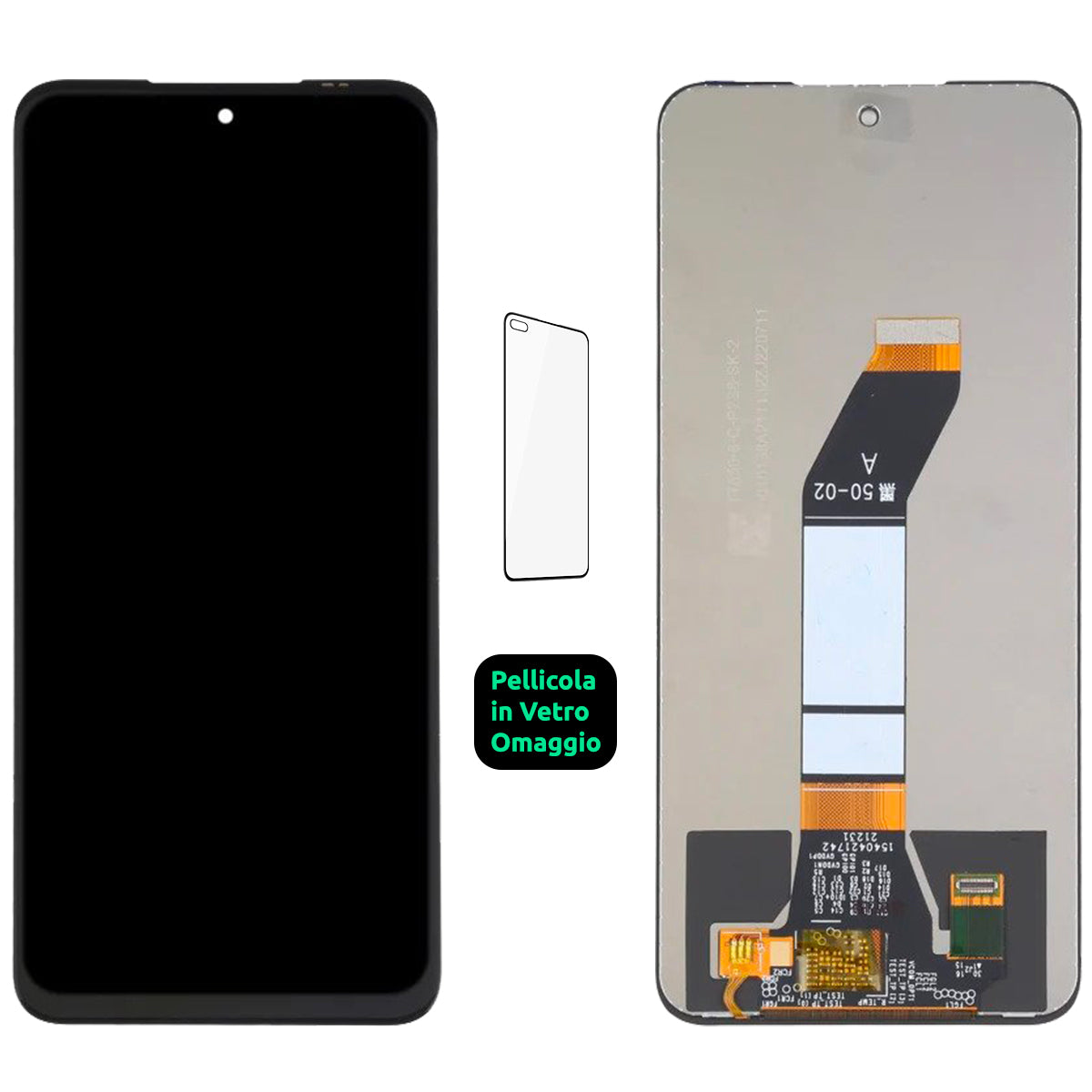 Display Schermo Lcd Xiaomi Redmi 10 M21061119AG M21061119DG Touch Screen Vetro Nero