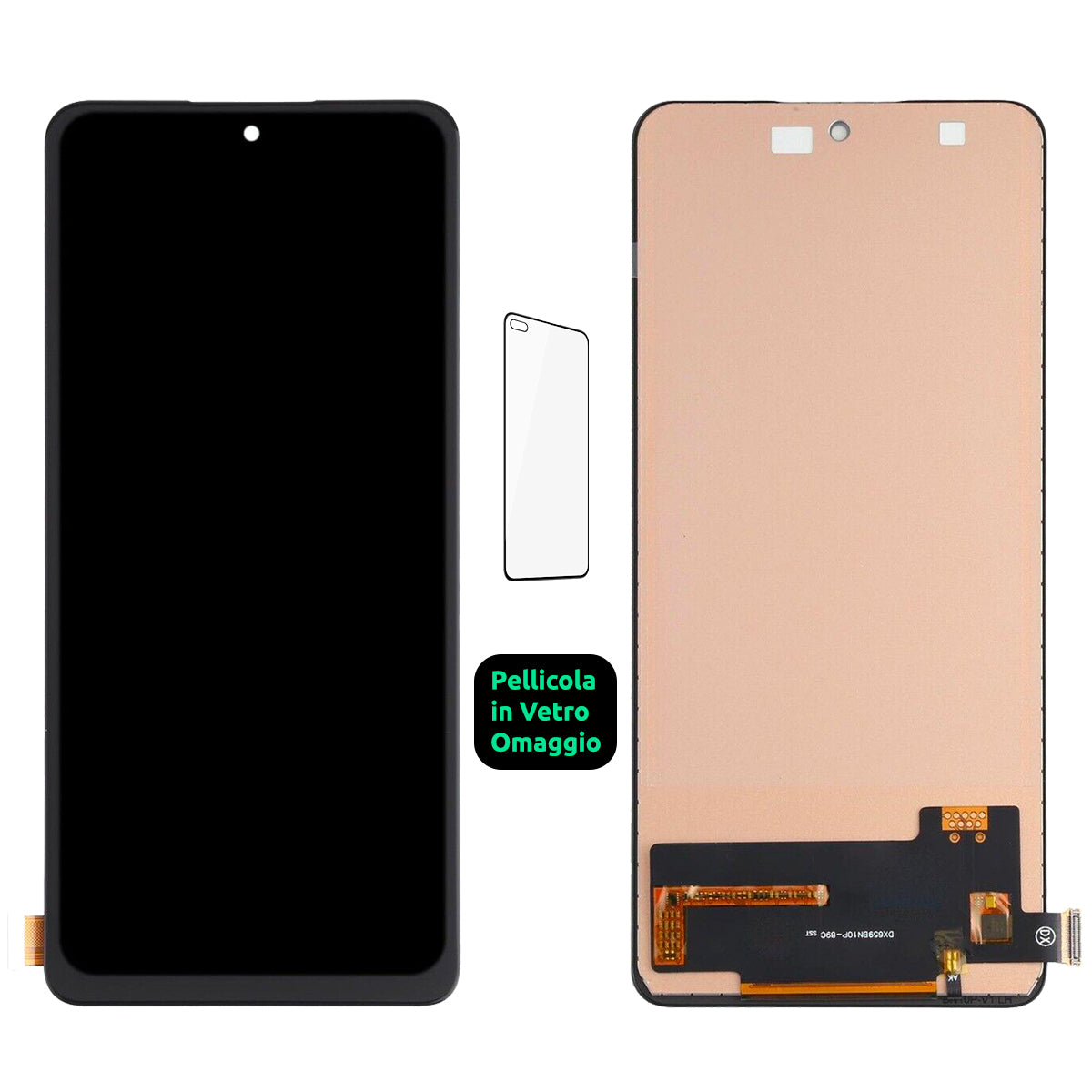 Display Schermo Lcd Tft Xiaomi Redmi Note 10 Pro / 10 Pro Max 4G M2101K6G M2101K6R Touch Screen Vetro Nero
