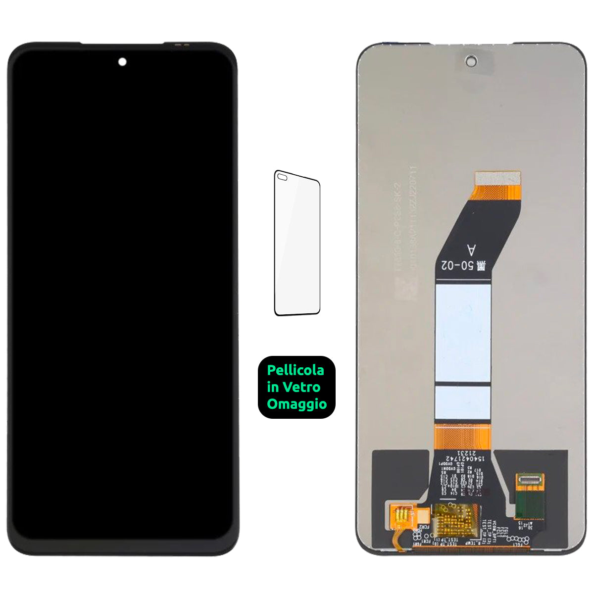 Display Schermo Lcd Xiaomi Redmi Note 11 4g 2021 21121119SC Touch Screen Vetro Nero