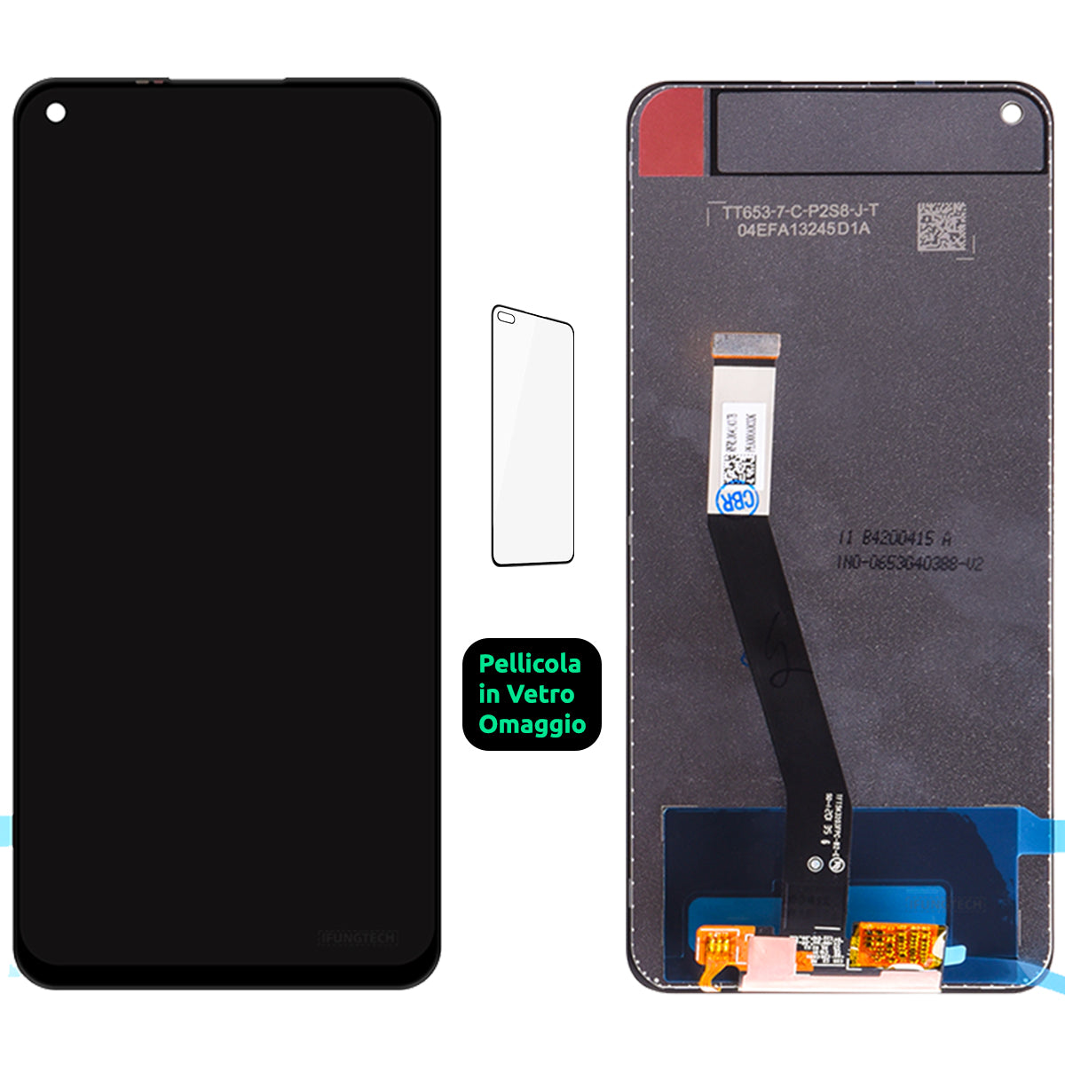 Display Schermo Lcd Xiaomi Redmi Note 9 / 10X 4G M2003J15SG M2003J15SC Touch Screen Vetro Nero