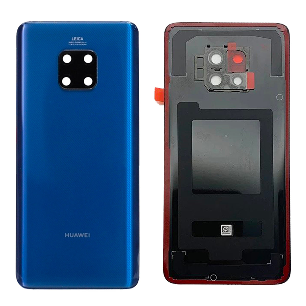 Scocca Posteriore + Vetro Fotocamera per Huawei Mate 20 Pro LYA-L09 L29 Telaio Vetro Coperchio Back Cover Copri Batteria