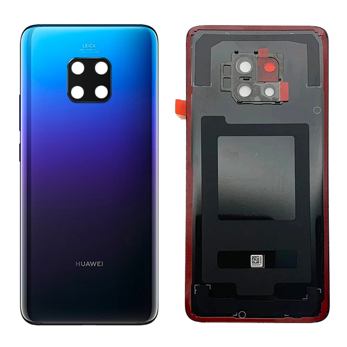 Scocca Posteriore + Vetro Fotocamera per Huawei Mate 20 Pro LYA-L09 L29 Telaio Vetro Coperchio Back Cover Copri Batteria