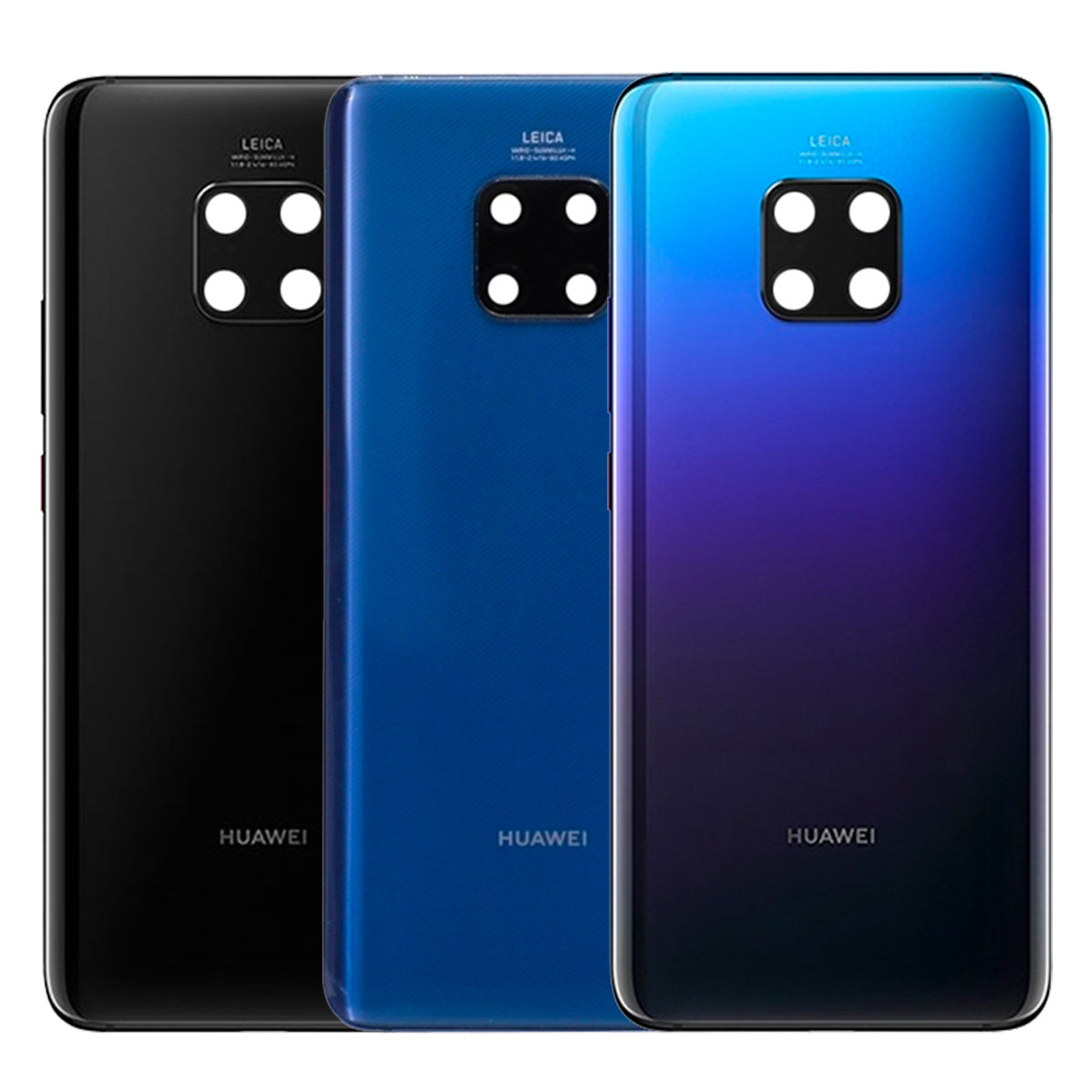 Scocca Posteriore + Vetro Fotocamera per Huawei Mate 20 Pro LYA-L09 L29 Telaio Vetro Coperchio Back Cover Copri Batteria