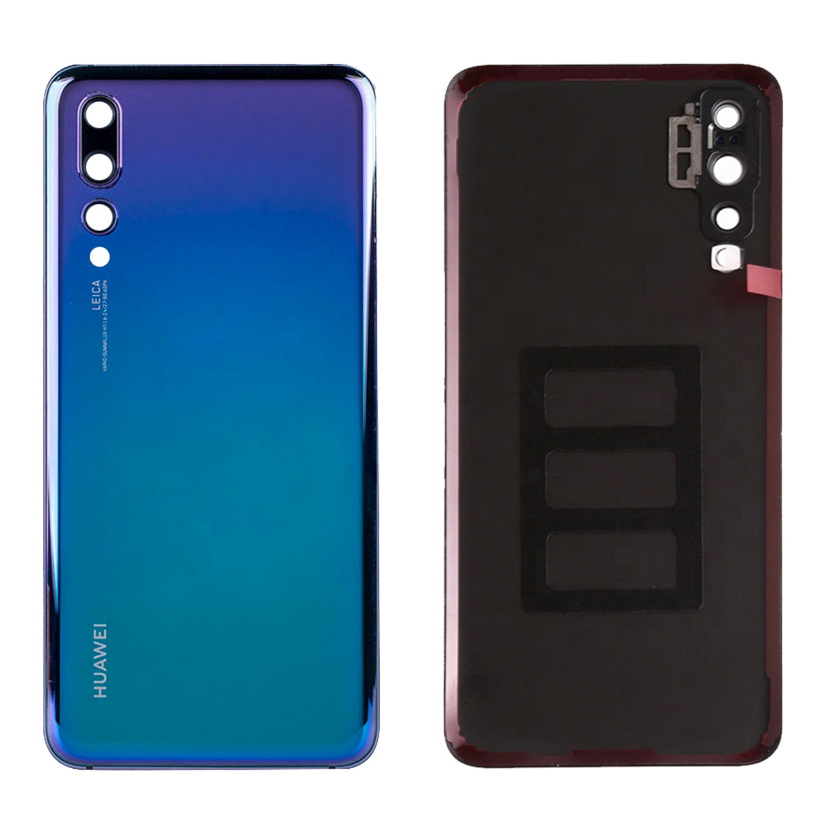 Scocca Posteriore + Vetro Fotocamera per Huawei P20 Pro CLT-L09 CLT-L29 Telaio Vetro Coperchio Back Cover Copri Batteria