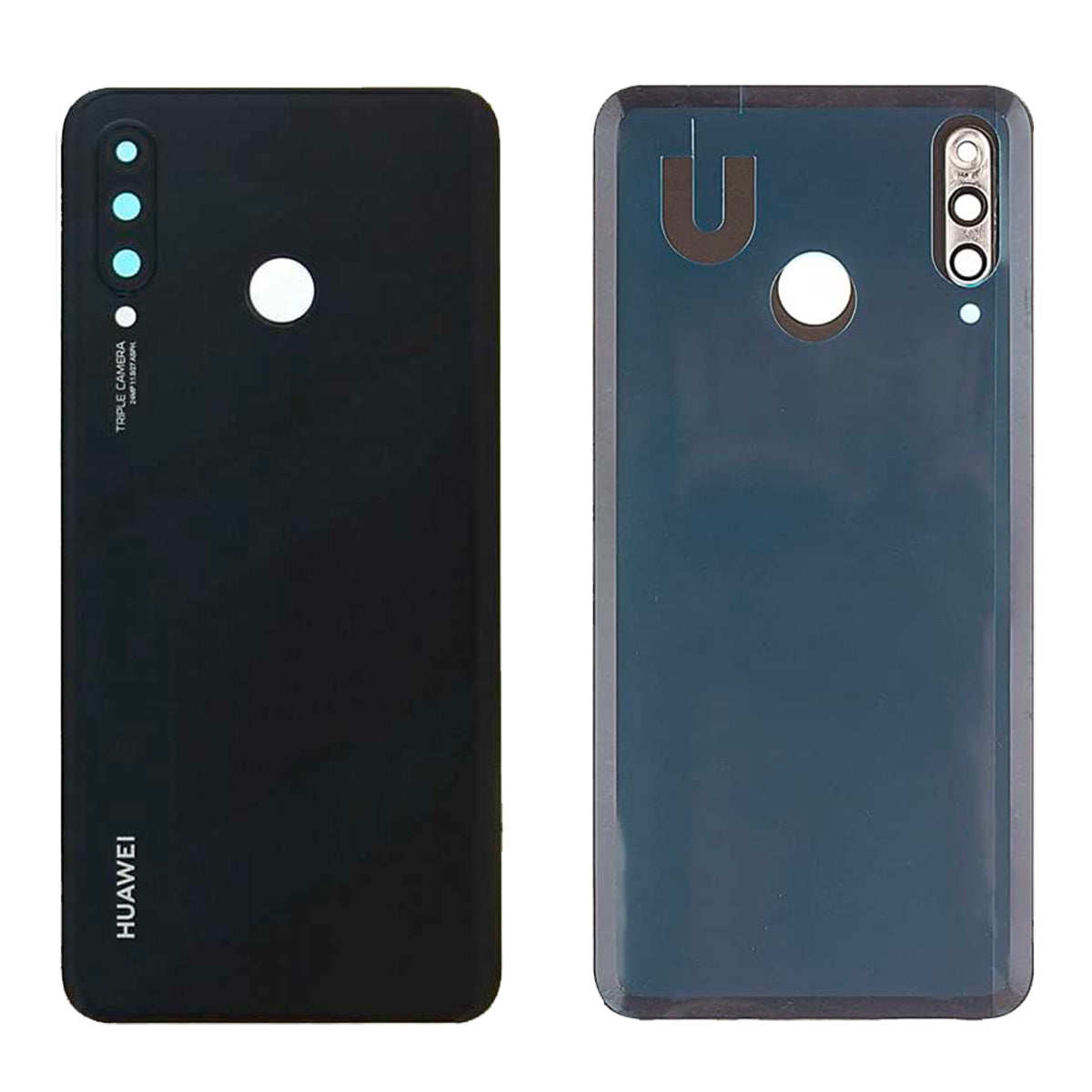 Scocca Posteriore + Vetro Fotocamera per Huawei P30 Lite 48Mpx MAR-LX1A LX1M LX2J Telaio Vetro Coperchio Back Cover Copri Batteria