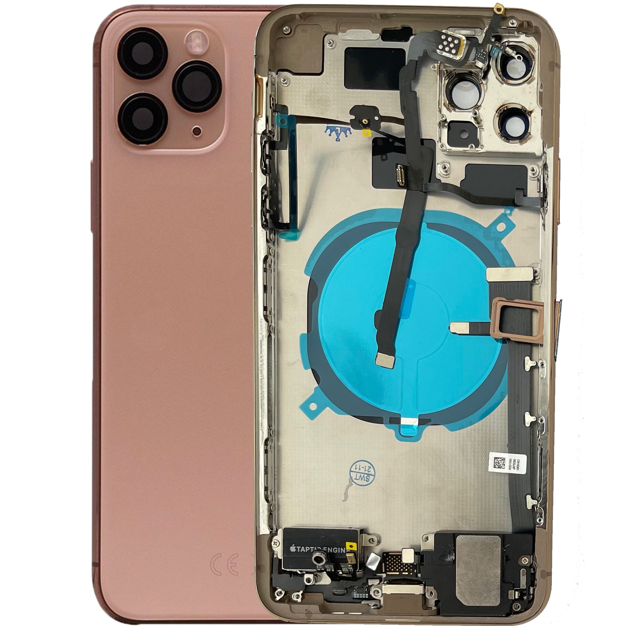 Scocca Posteriore Frame Telaio per Apple Iphone 11 Pro Max Back Case Cover