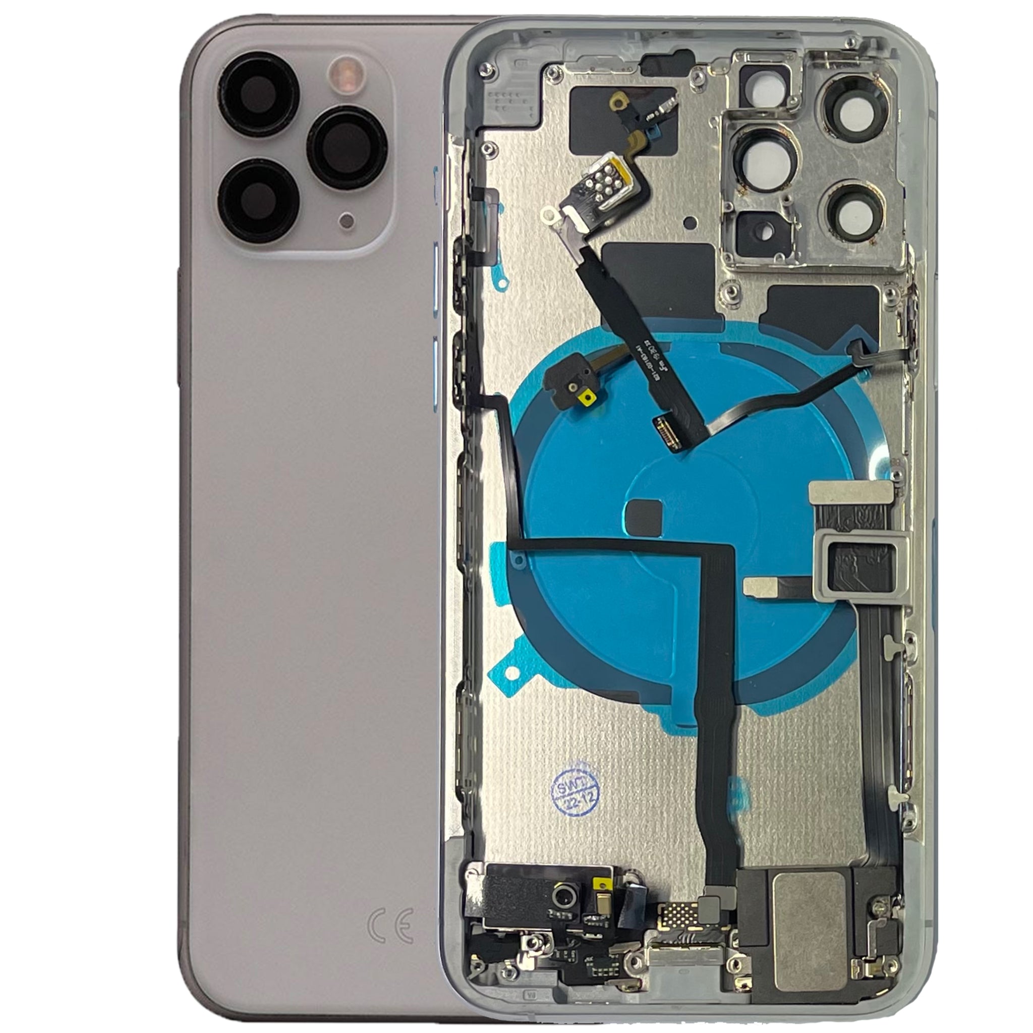 Scocca Posteriore Frame Telaio per Apple Iphone 11 Pro Back Case Cover