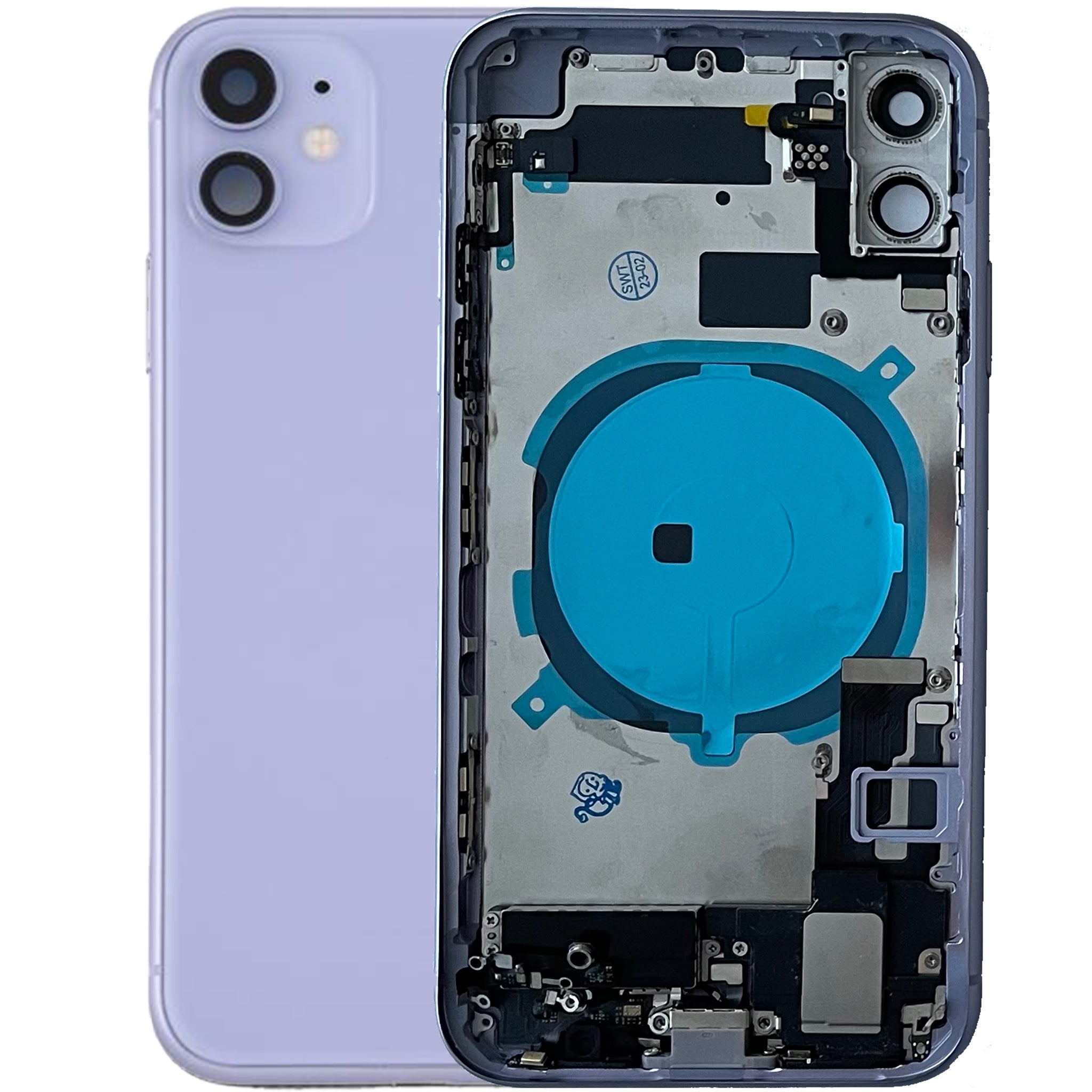 Scocca Posteriore Frame Telaio per Apple Iphone 11 Back Case Cover