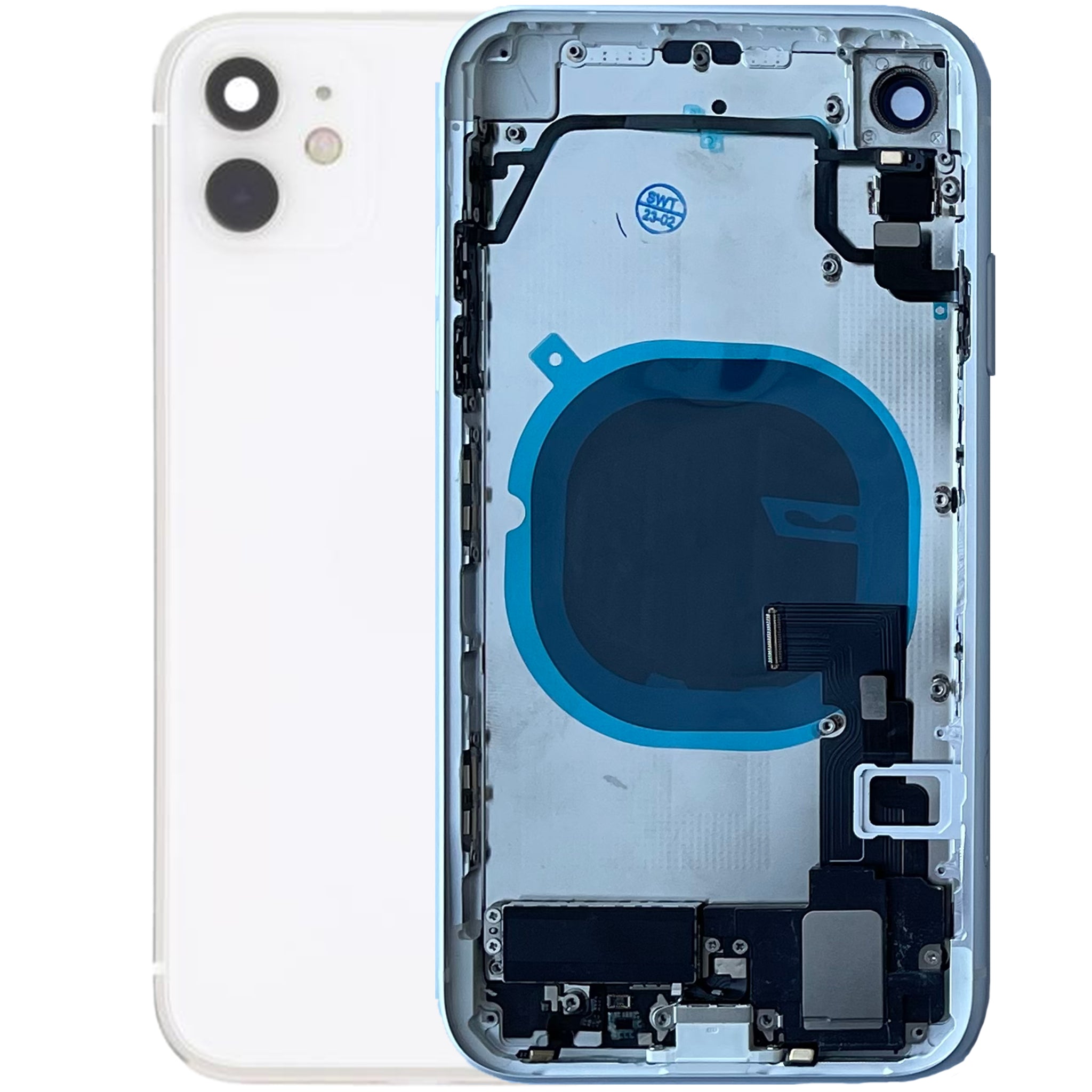Scocca Posteriore Frame Telaio per Apple Iphone XR Back Case Cover