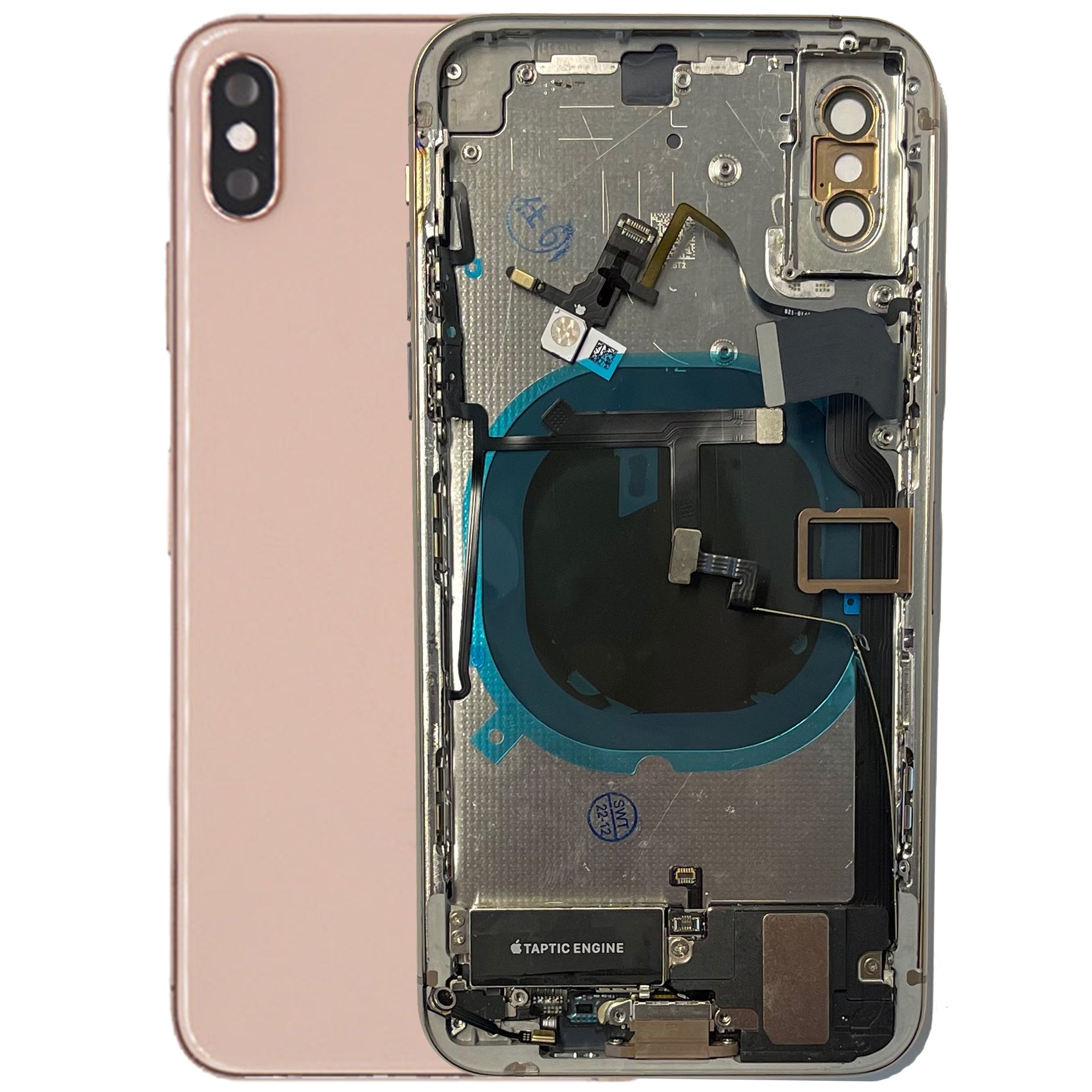 Scocca Posteriore Frame Telaio per Apple Iphone XS Back Case Cover