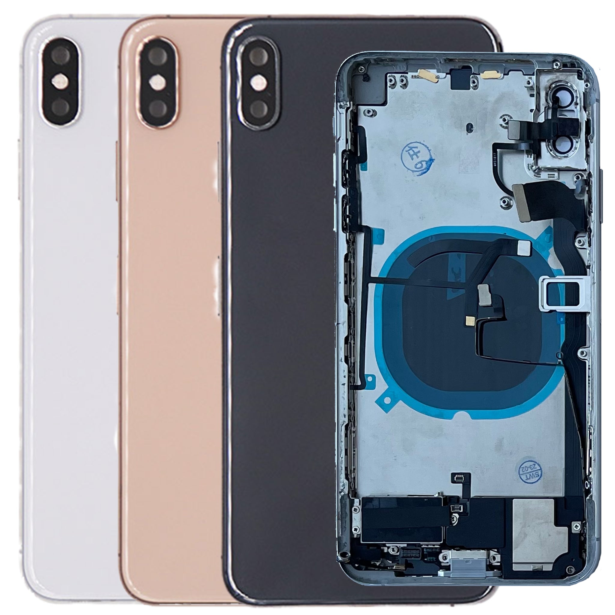 Scocca Posteriore Frame Telaio per Apple Iphone XS Max Back Case Cover
